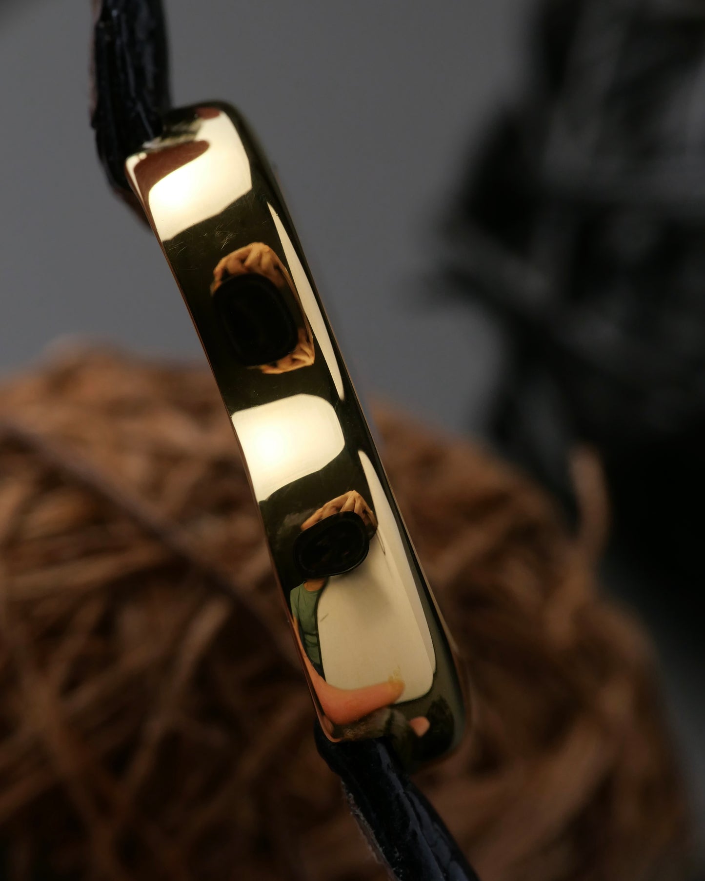 Exaequo Softwatch “Dali” 3rd Series Black Gilt (circa 1990s)