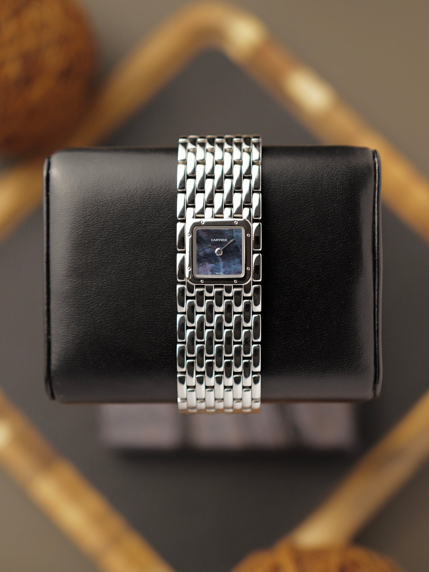 Cartier Pantheré Ruban Mother of Pearl w/ Partial Set Ref. 2420 (circa 2000s)