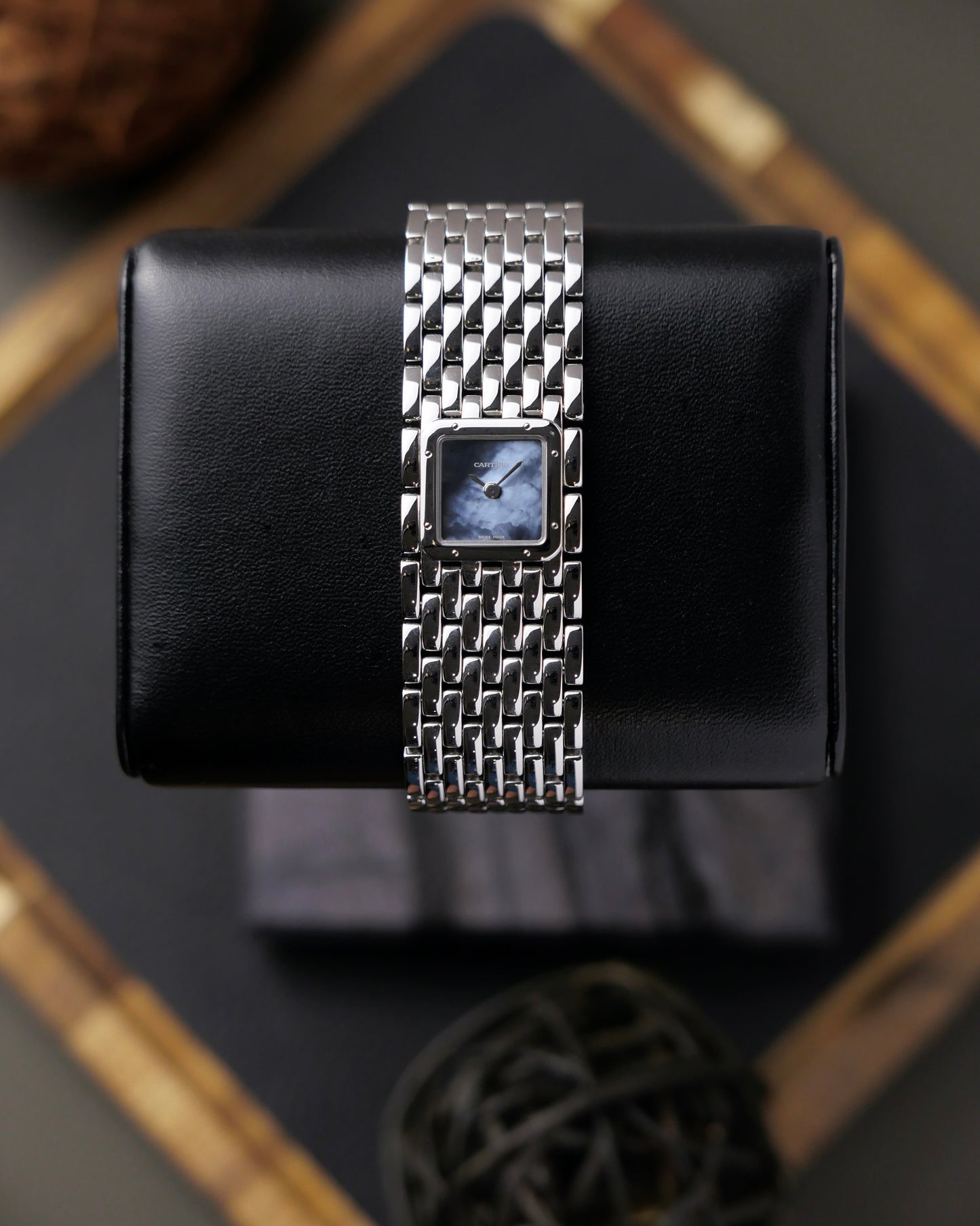 Cartier Panthere Ruban Blue Mother of Pearl Ref. 2420 (circa 2000s)