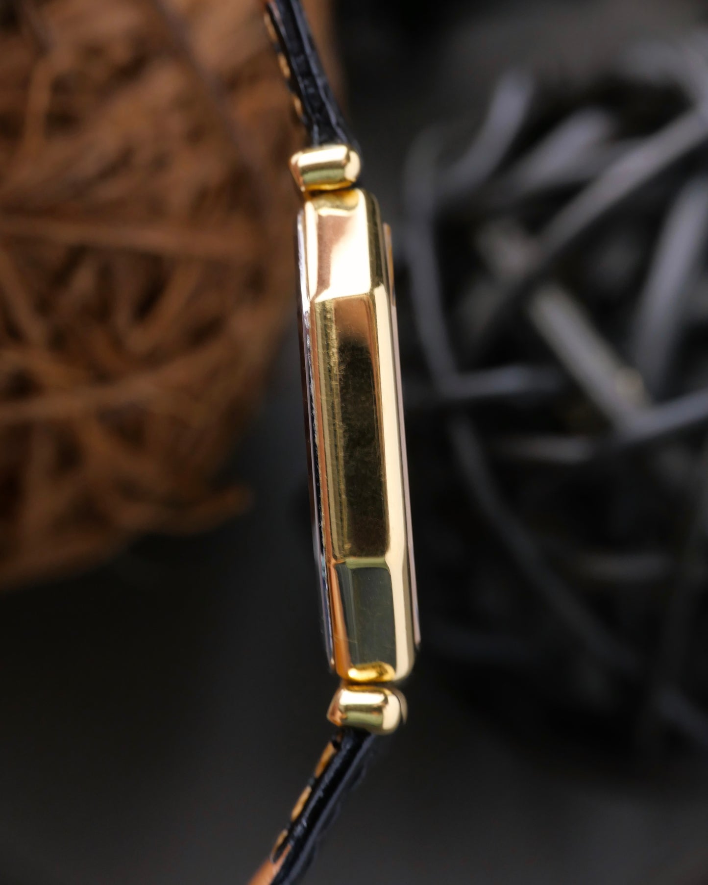 Longines “Octagon Breguet” Black Gilt Ref. 3209 (circa 1980)