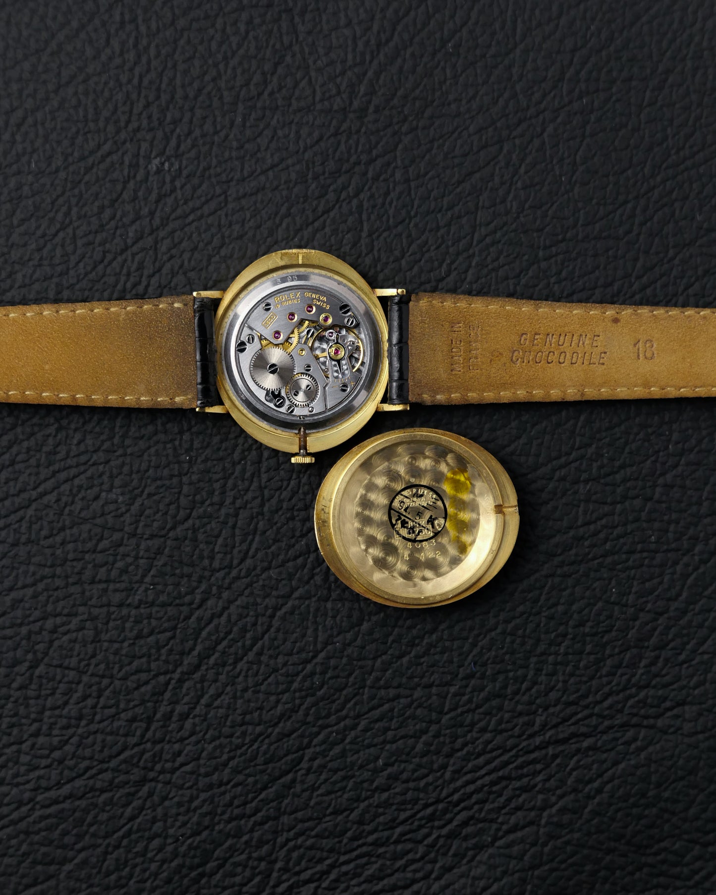Rolex Cellini Horizontal Oval 18K Yellow Gold Ref. 4083 (Circa 1976)