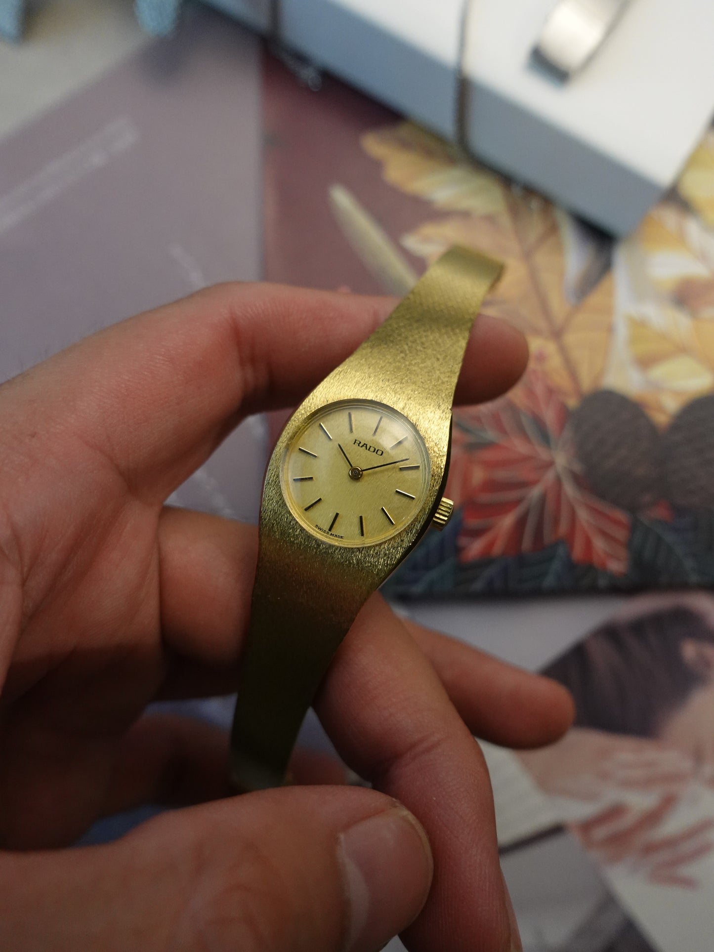 Rado integrated bracelet oval in Manual winding full set