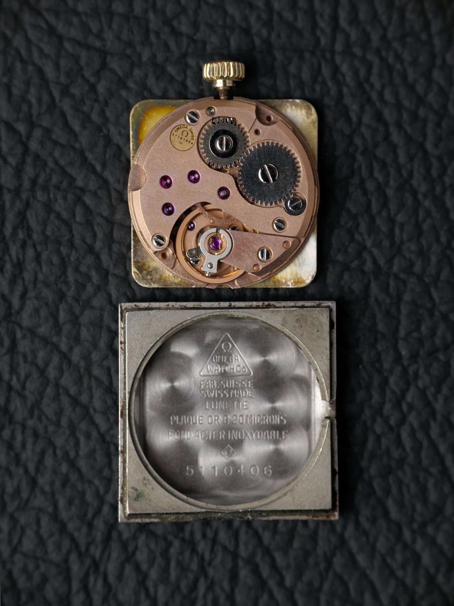 Omega De Ville “Mini Normale” Champagne Mosaic Dial Ref. 511.0406 (circa 1973)