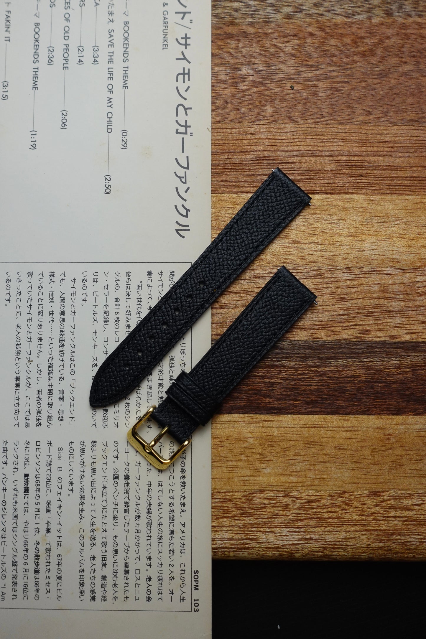 Hand Crafted Epsom Leather Watch Strap