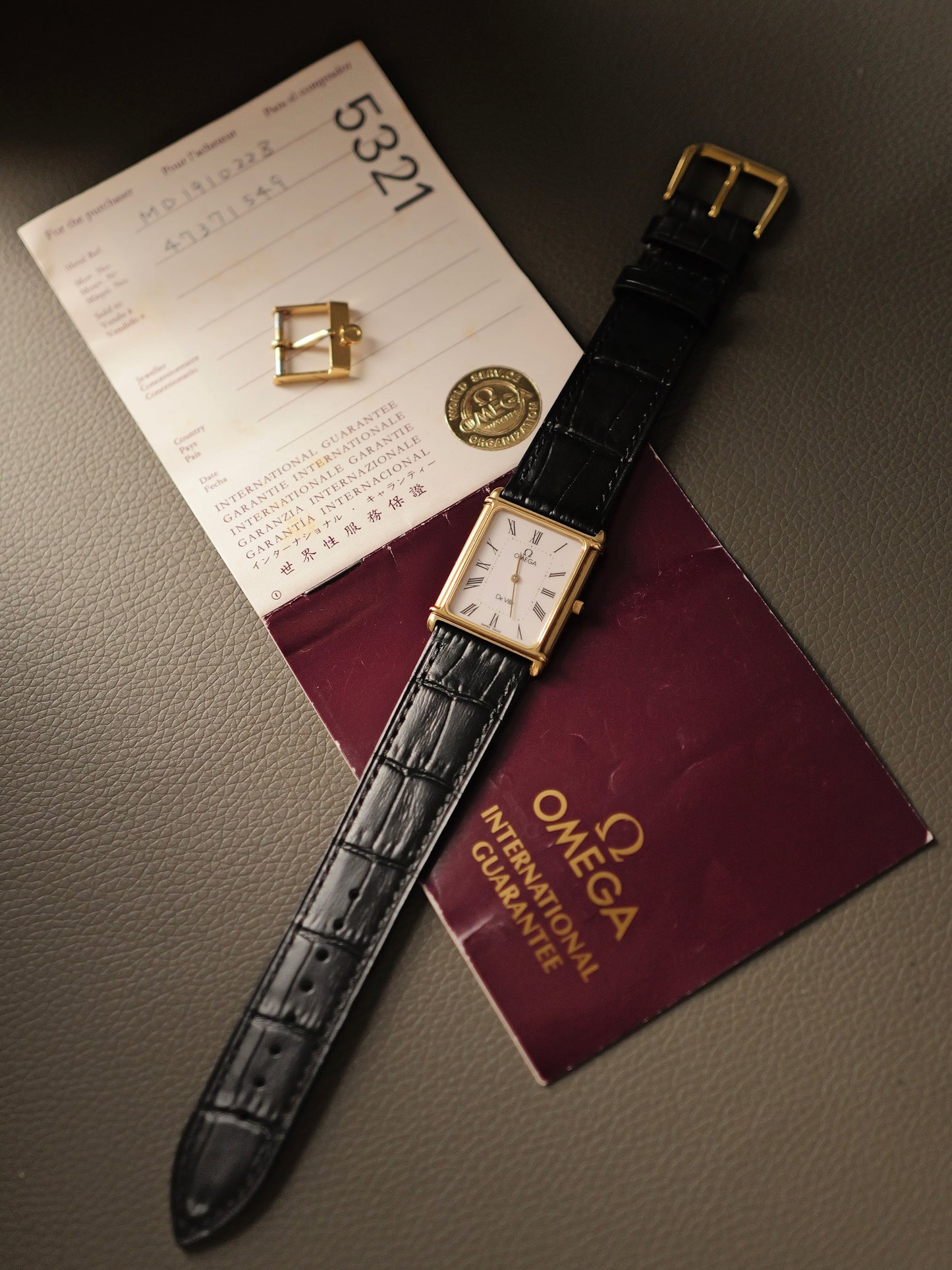 Omega De Ville Auteuil "Tank" w/ Papers Ref. MR191.0228 (circa 1984)