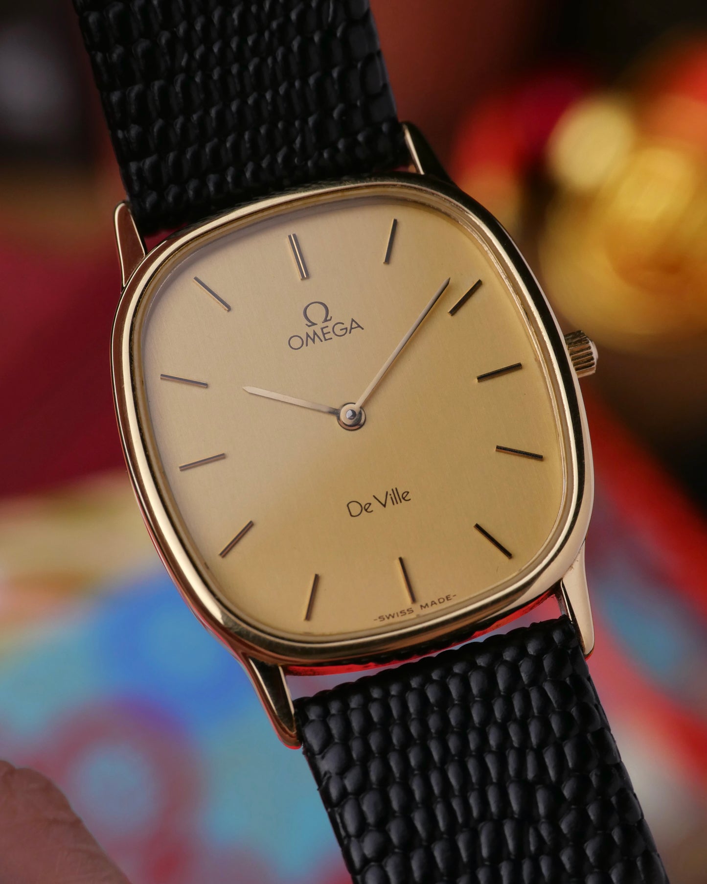 Omega De Ville “Ellipse” Brushed Golden Dial Ref. 191.0220 (circa 1984)