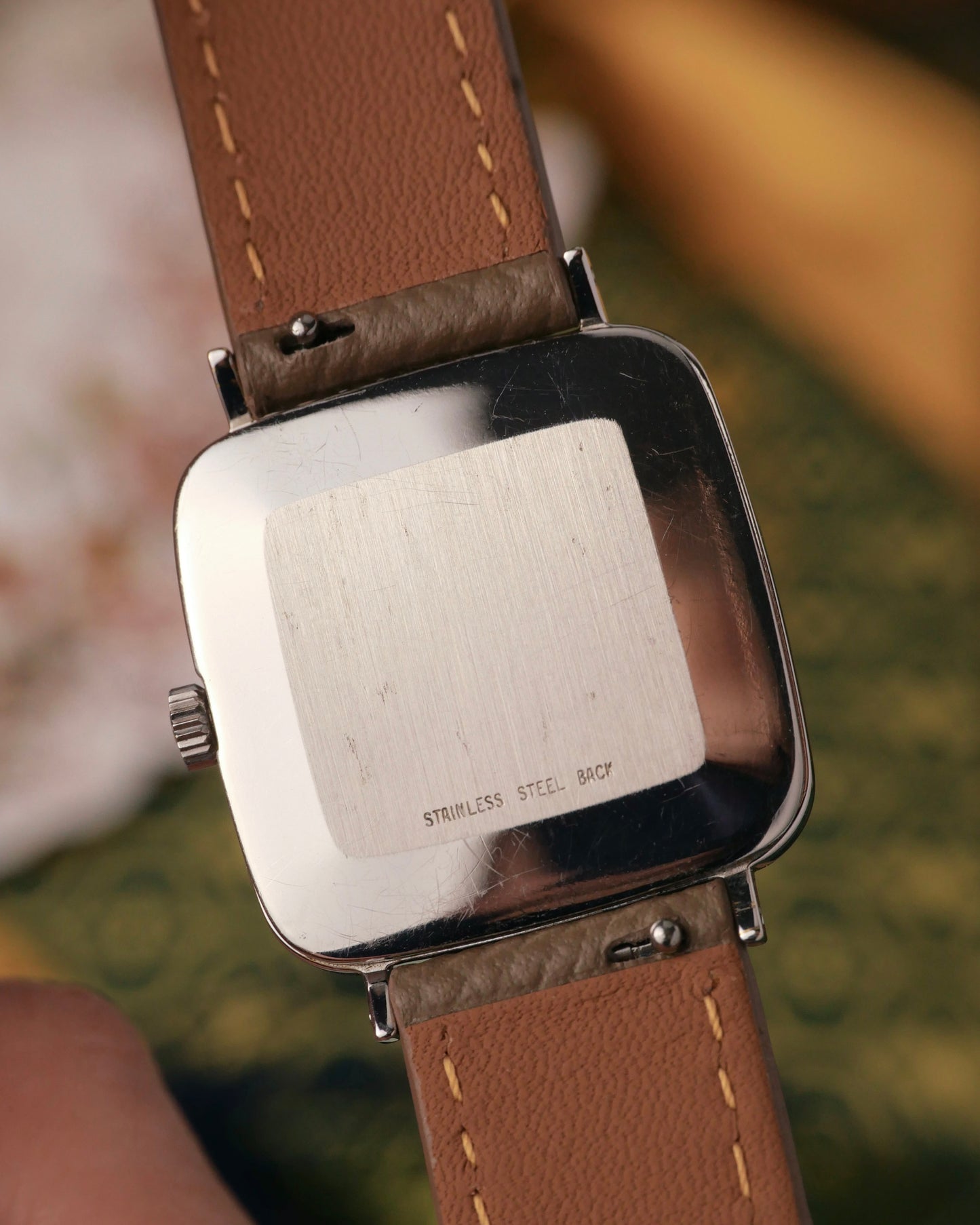 Omega Genève “Square TV” Sunburst Silver Dial Ref. 511.0415 (circa 1974)