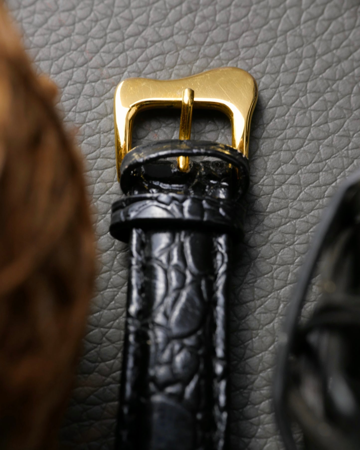 Exaequo Softwatch “Dali” 3rd Series Black Gilt (circa 1990s)