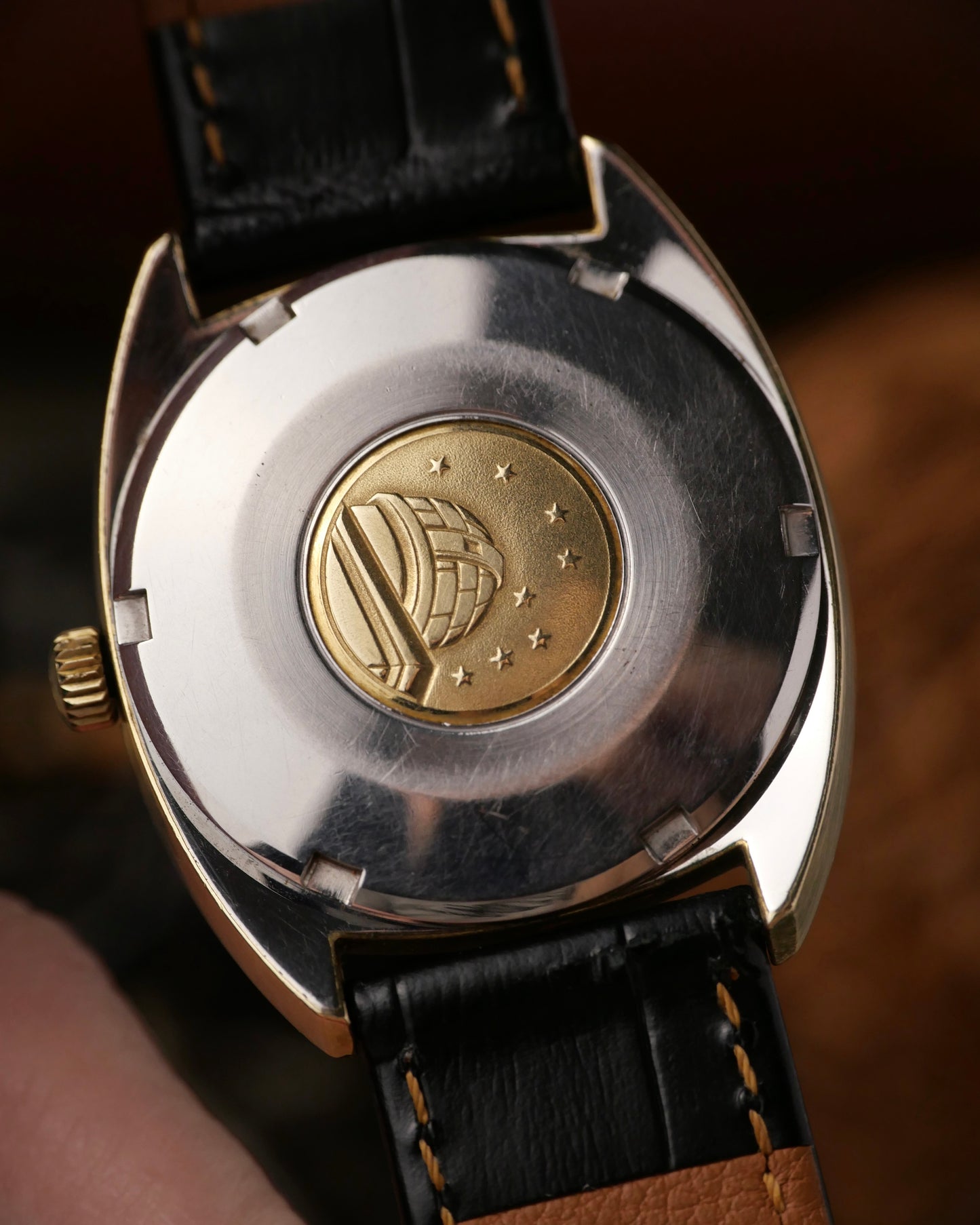 Omega Constellation Gold “C” Case Silver Linen Dial Ref. 168.027 (circa late 1960s)