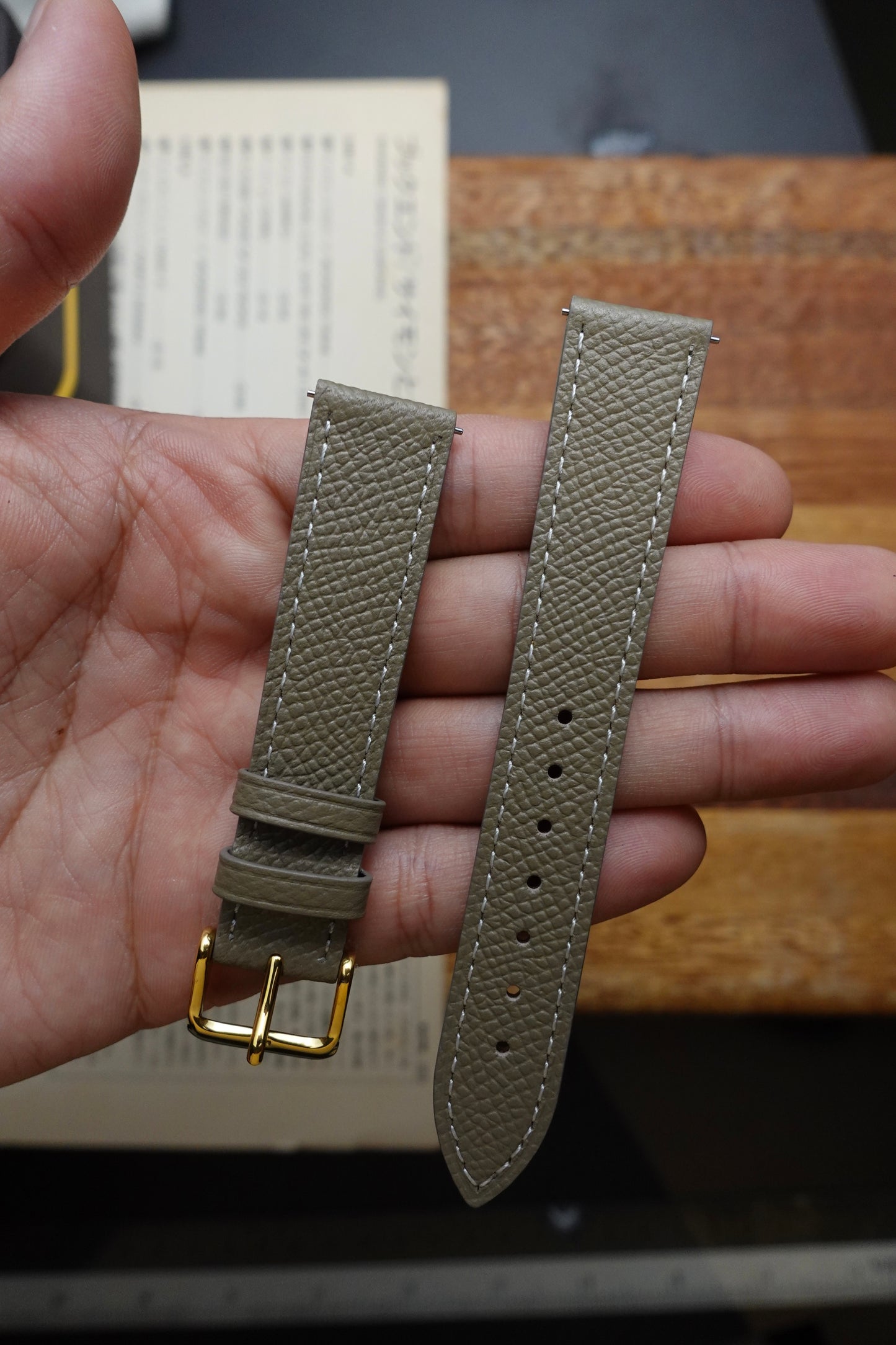 Hand Crafted Epsom Leather Watch Strap