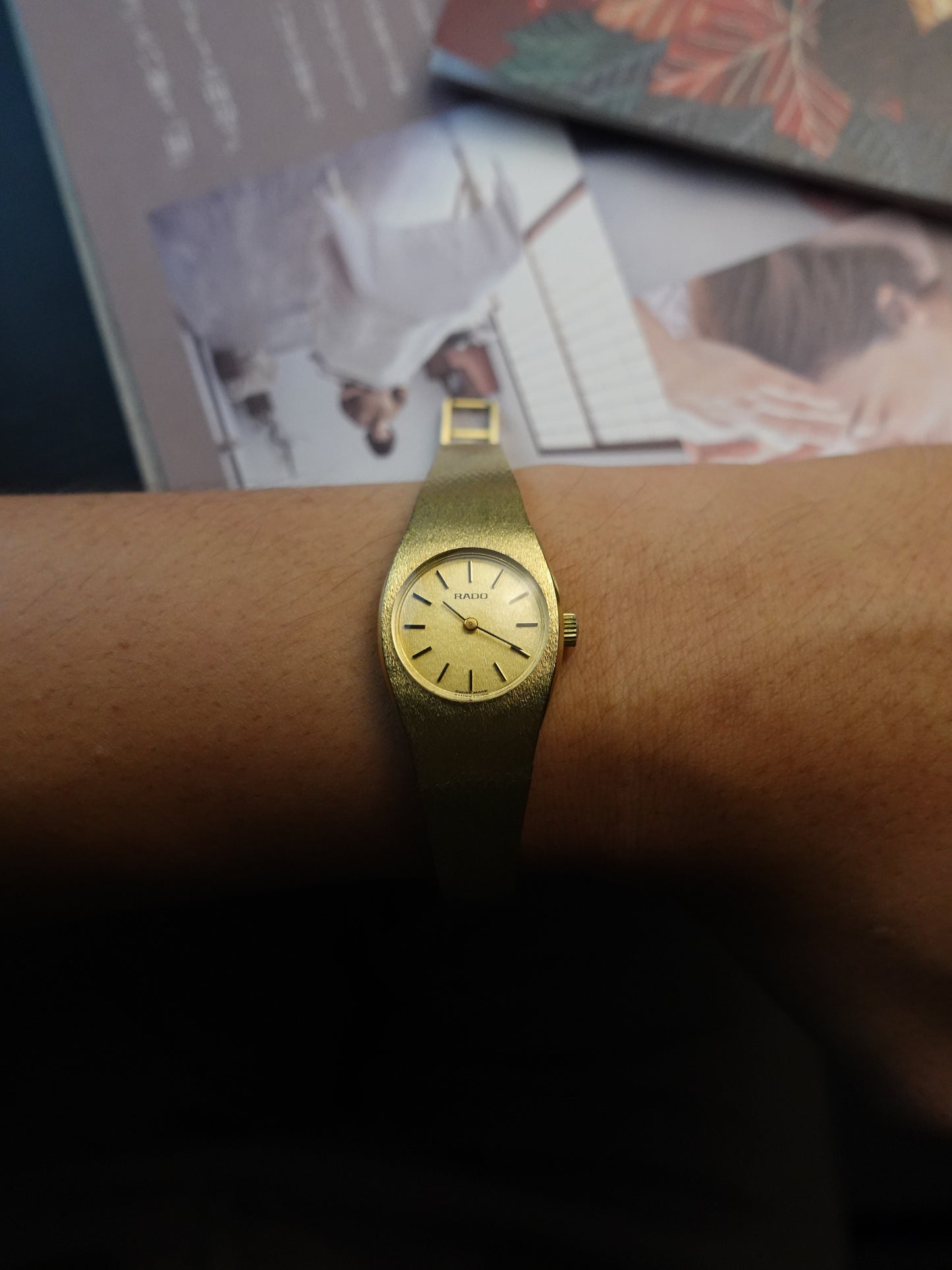 Rado integrated bracelet oval in Manual winding full set