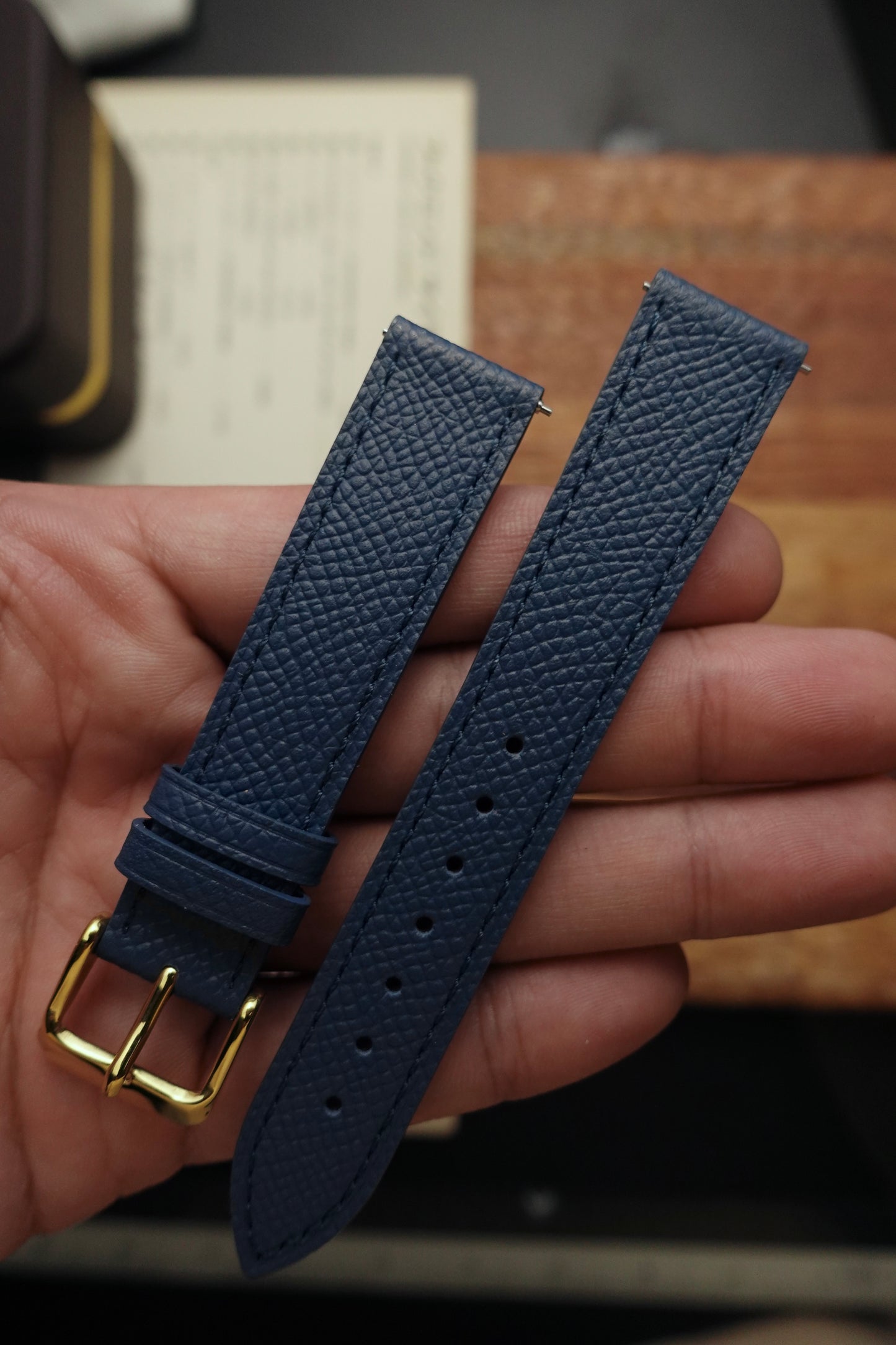 Hand Crafted Epsom Leather Watch Strap