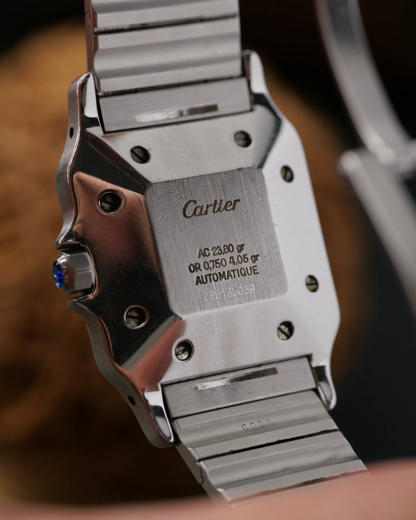 Cartier Santos Carrée Two Tone Ref. 2961 (circa 1980s)
