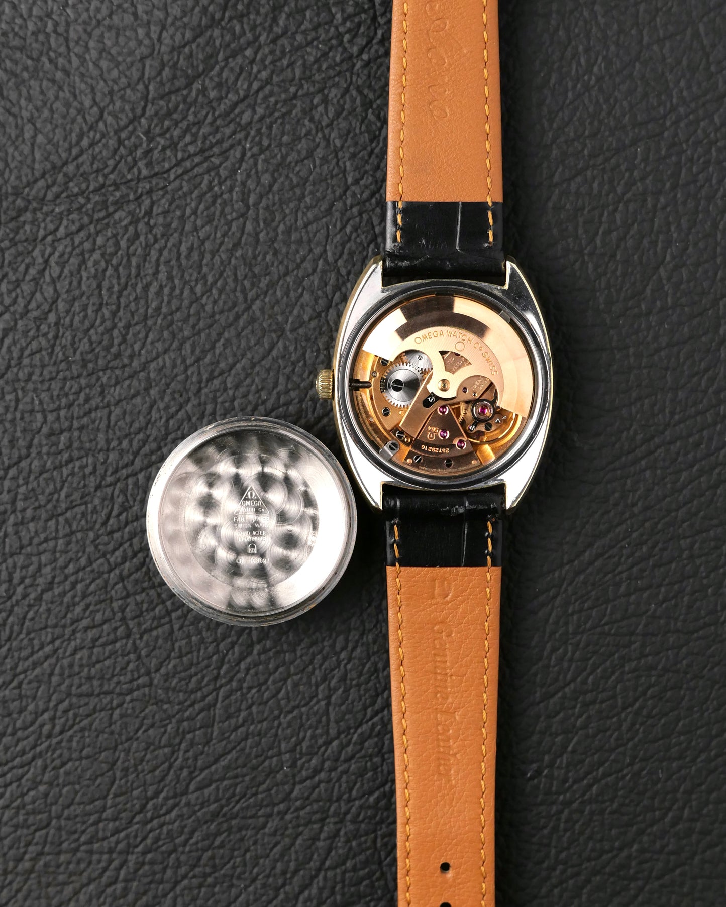 Omega Constellation Gold “C” Case Silver Linen Dial Ref. 168.027 (circa late 1960s)