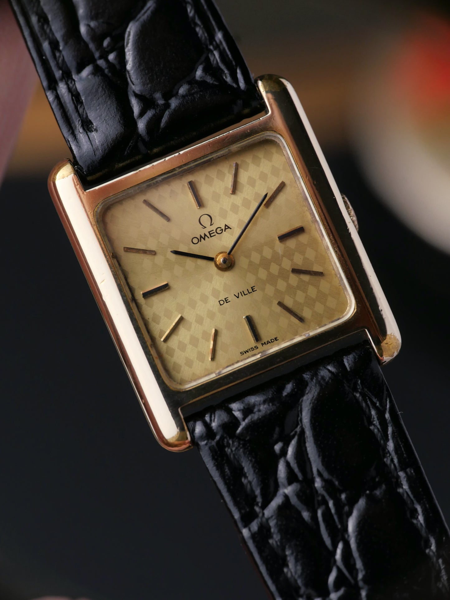 Omega De Ville “Mini Normale” Champagne Mosaic Dial Ref. 511.0406 (circa 1973)