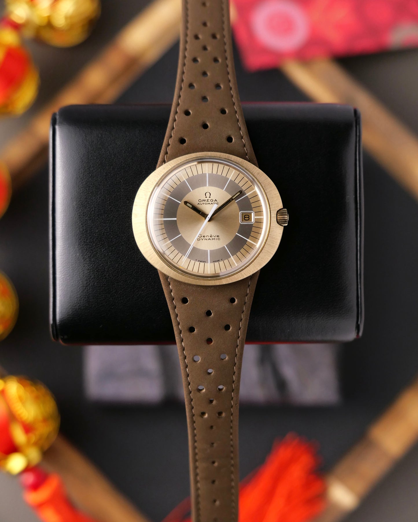 Omega Geneve Dynamic “Gold Bullseye" Automatic Ref. 166.0039 (circa 1970s)