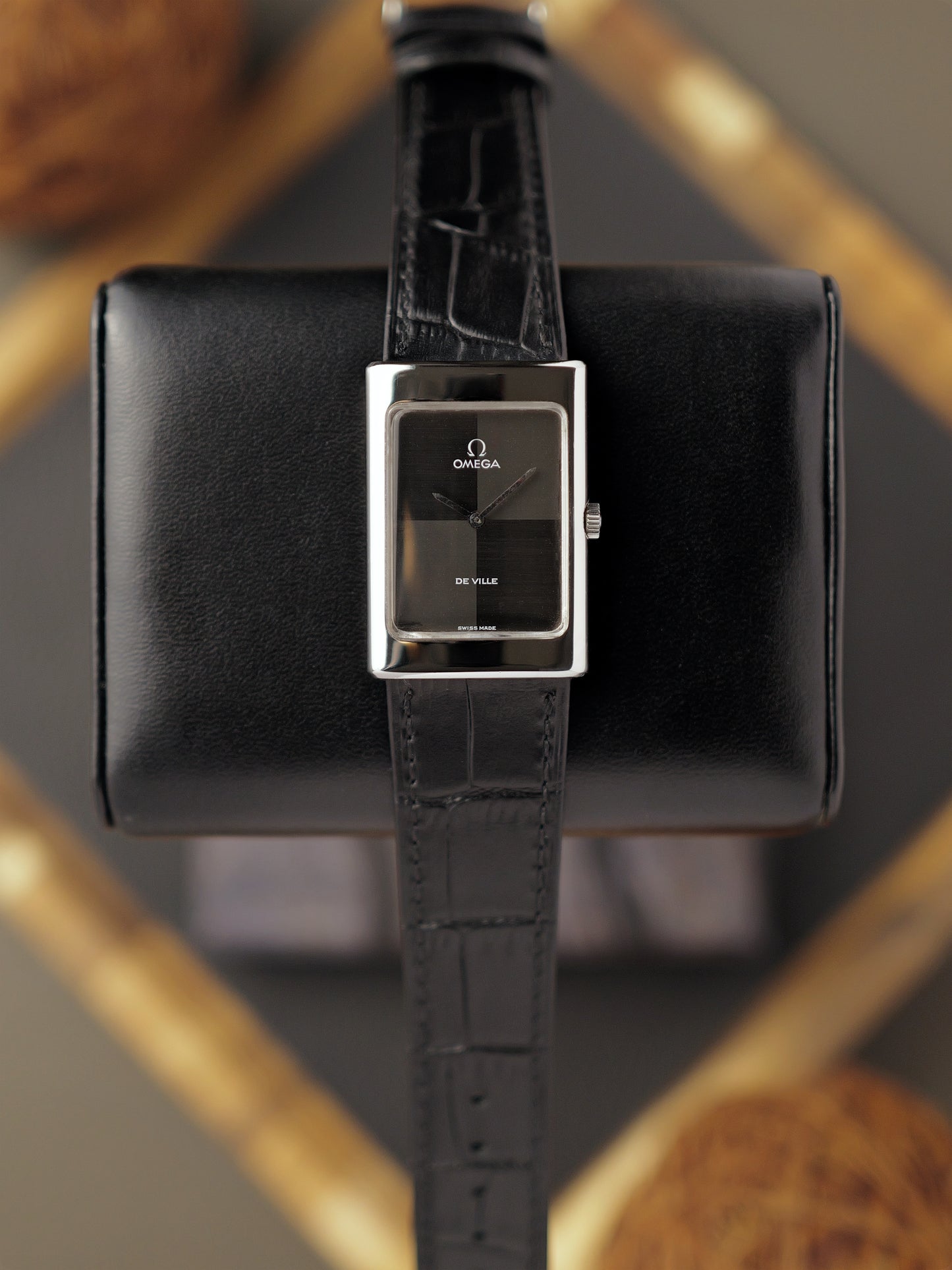 Omega De Ville “Tank” Two Tone Quadrant Dial Ref. 111.0112 (circa 1973)