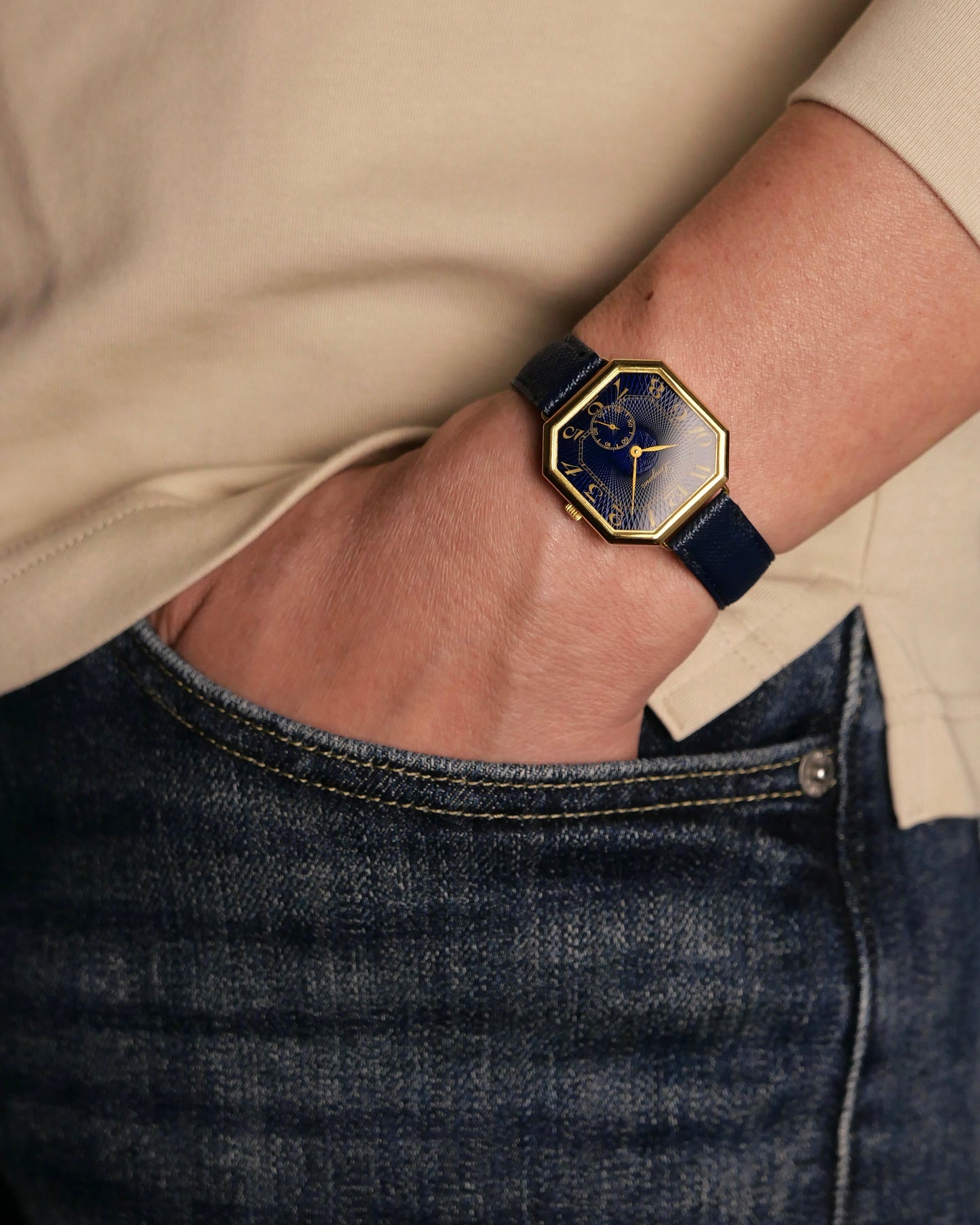 Longines “Octagon Blue Breguet” Ref. 5097 (Circa 1977)