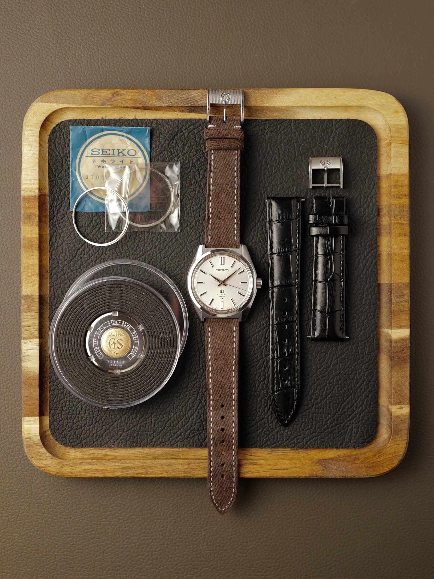 Grand Seiko “No-Date 45GS” Hi-Beat w/ Many Extras Ref. 4520-8000 (1968)