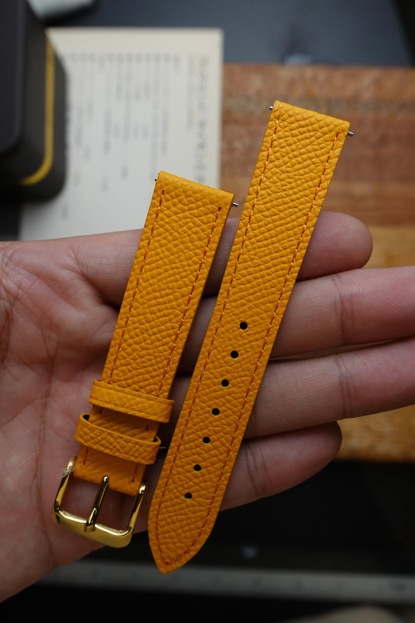 Hand Crafted Epsom Leather Watch Strap