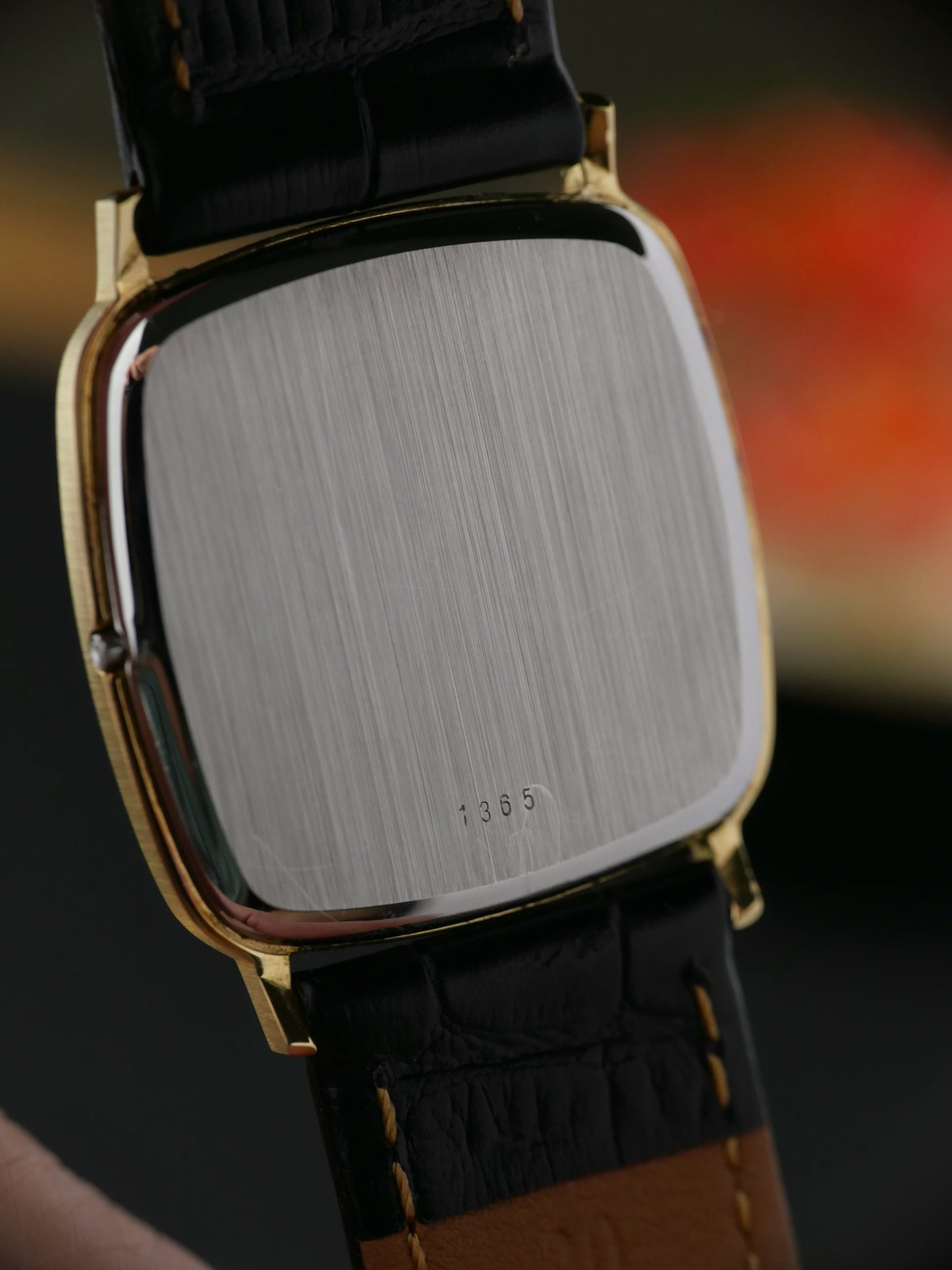 Omega De Ville “Square” Frosty Golden Dial Ref. 191.0102 (circa 1980)