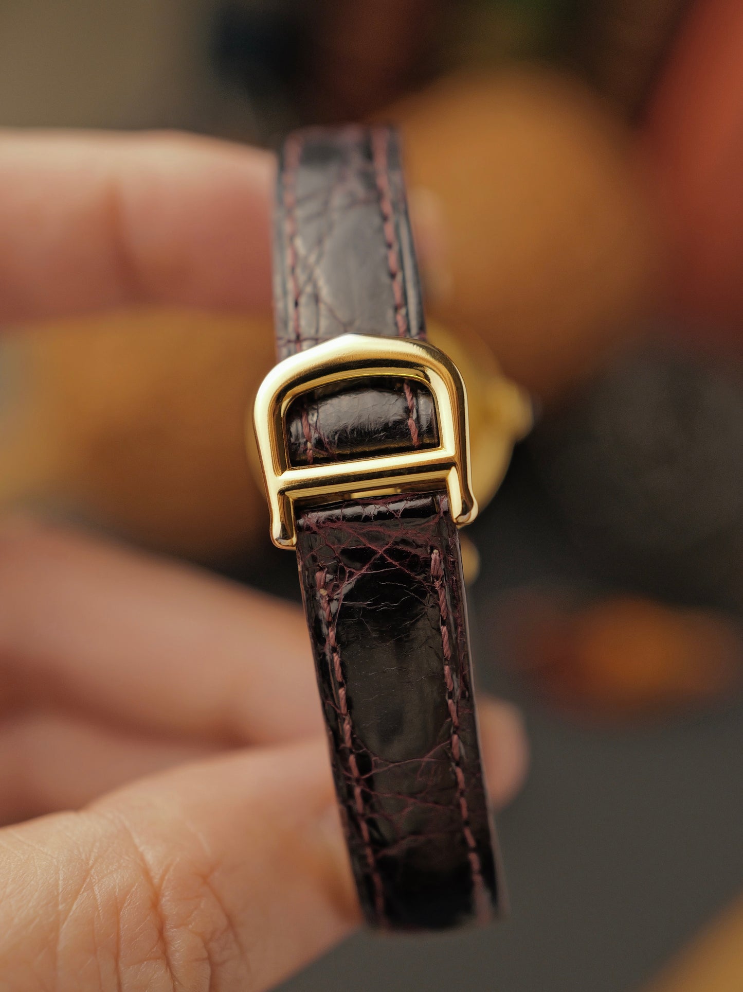 Cartier Colisée “Champagne Cardinal” Must de Cartier Vermeil Ref. 590002 (circa 1980s)