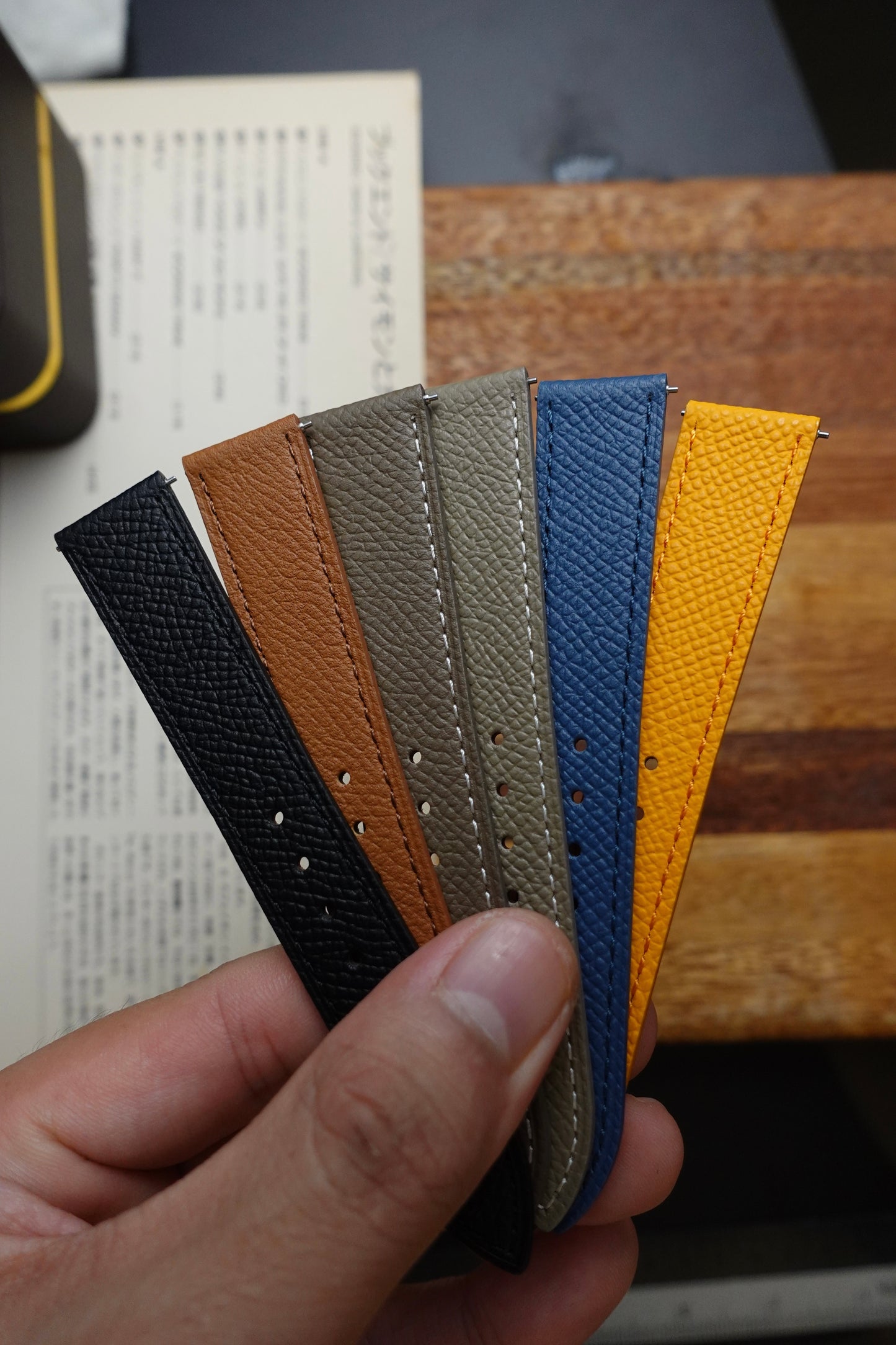 Hand Crafted Epsom Leather Watch Strap