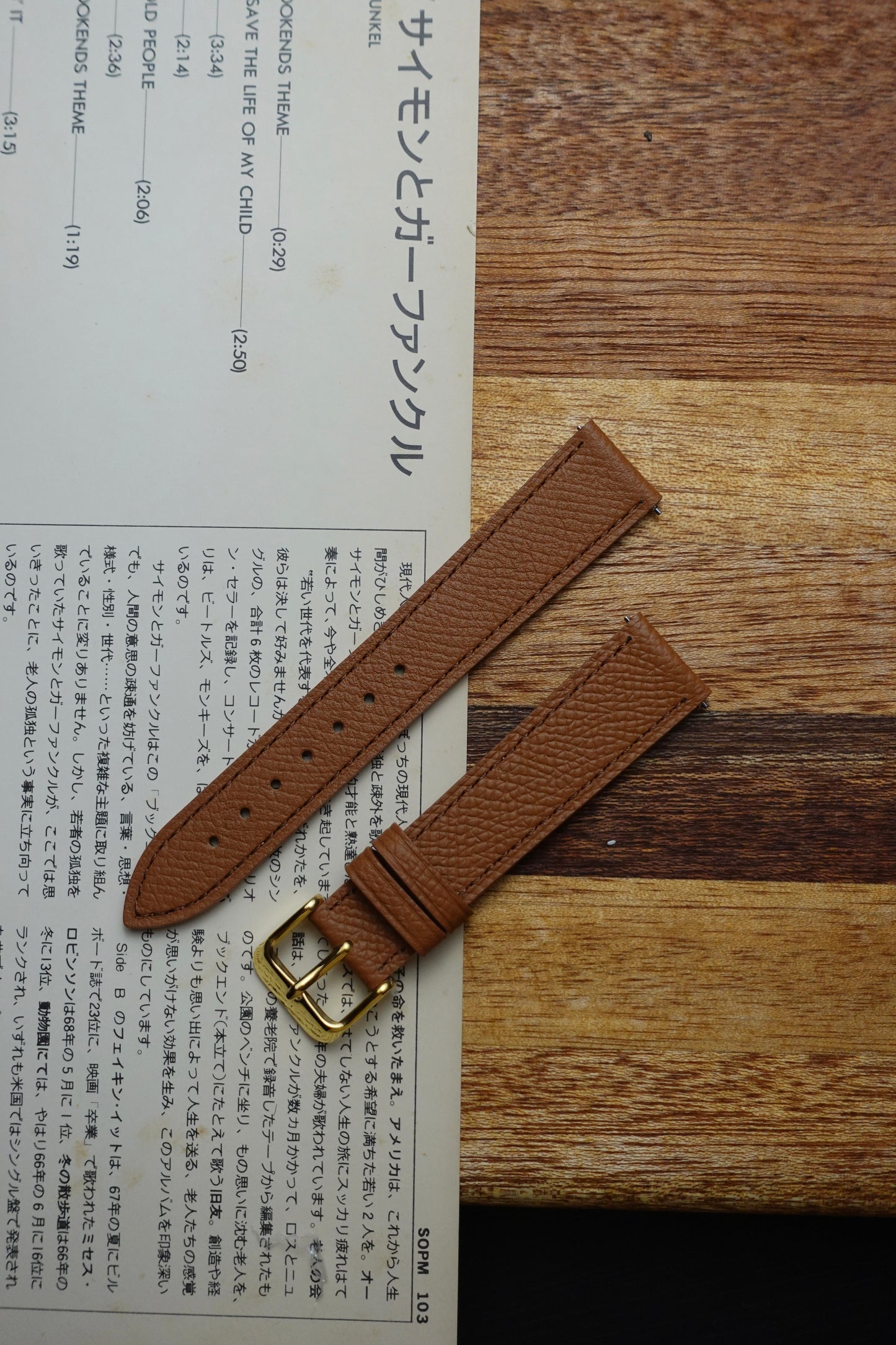 Hand Crafted Epsom Leather Watch Strap