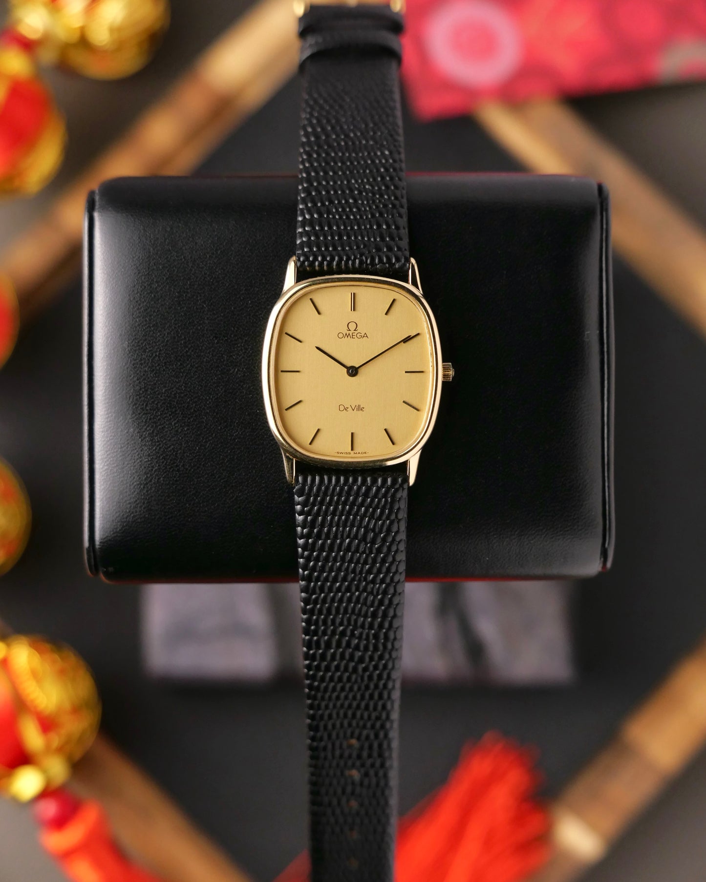 Omega De Ville “Ellipse” Brushed Golden Dial Ref. 191.0220 (circa 1984)