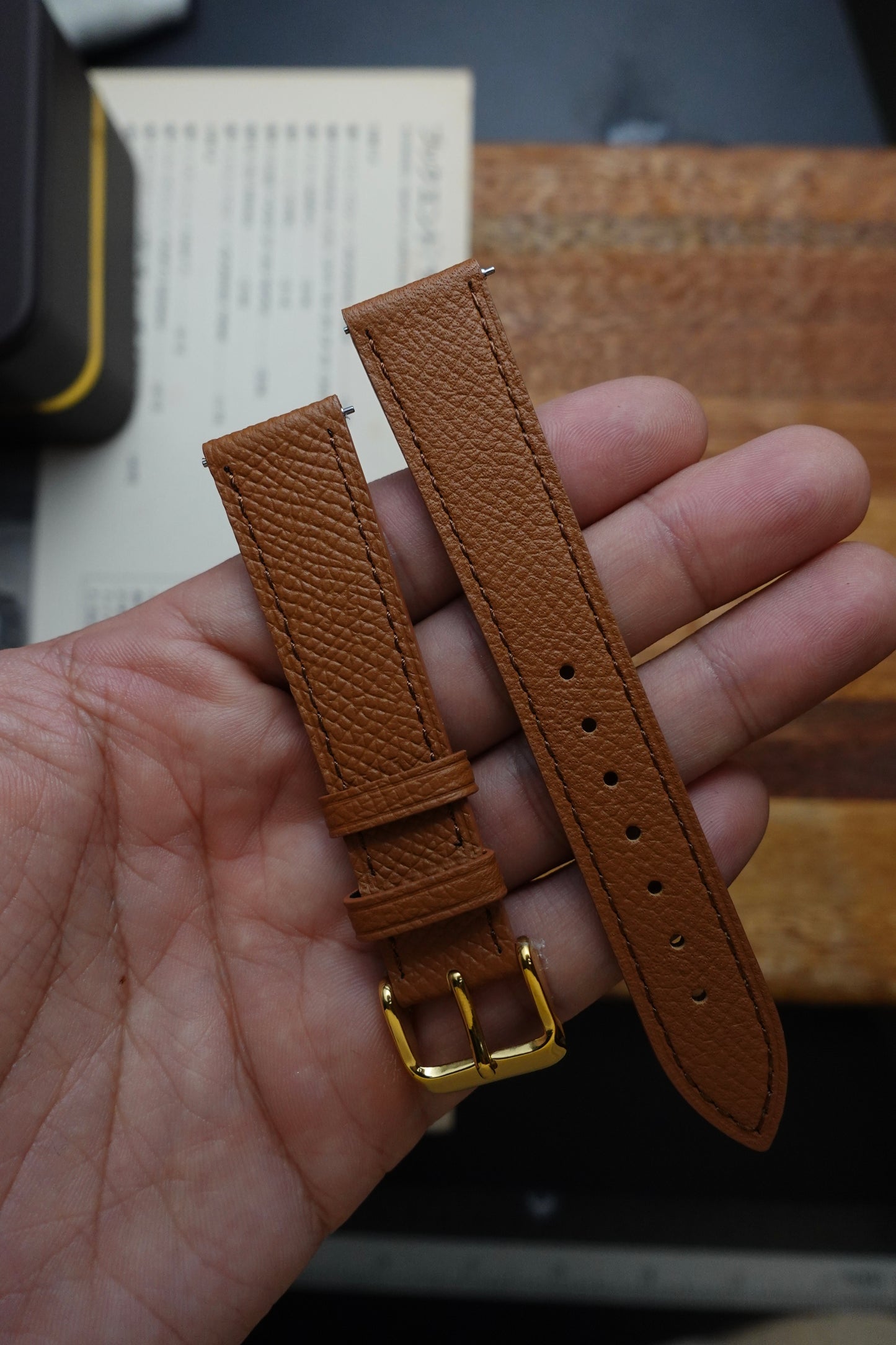 Hand Crafted Epsom Leather Watch Strap