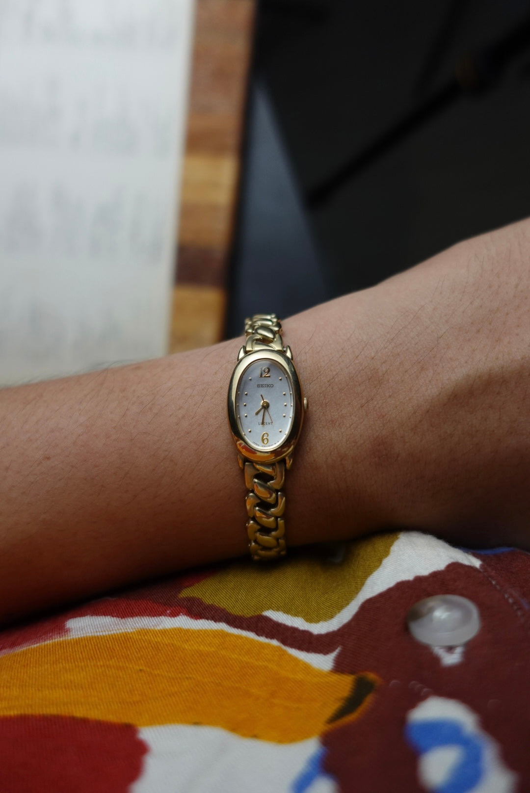 Seiko Lucent "baignoire" on bracelet