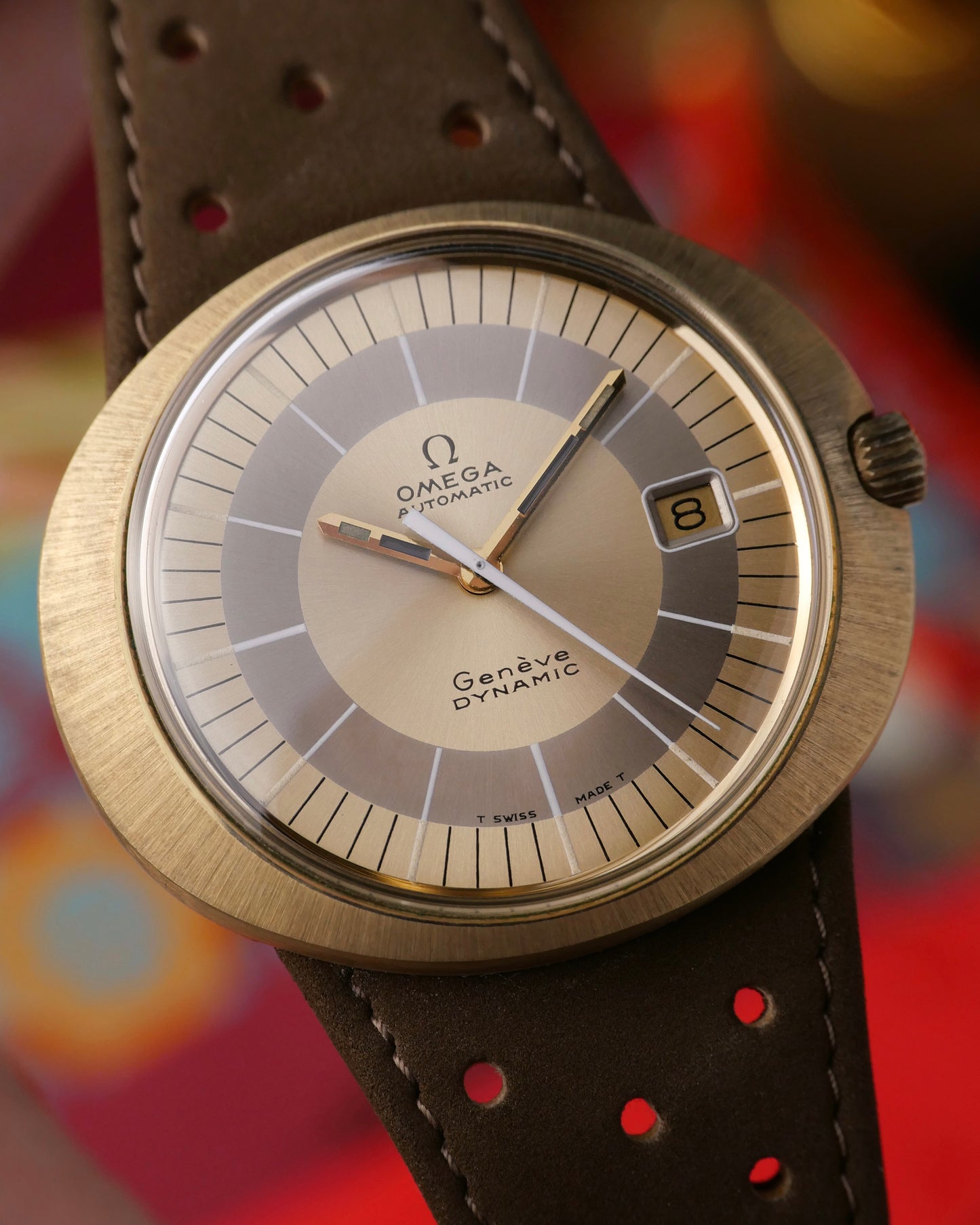 Omega Geneve Dynamic “Gold Bullseye" Automatic Ref. 166.0039 (circa 1970s)