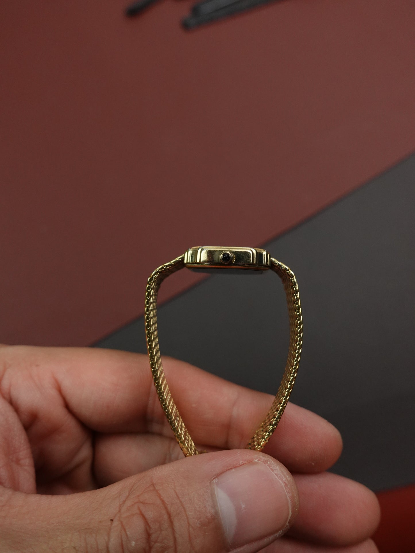 Seiko Exceline Gold integrated bracelet (yellow dial) 1221-5080