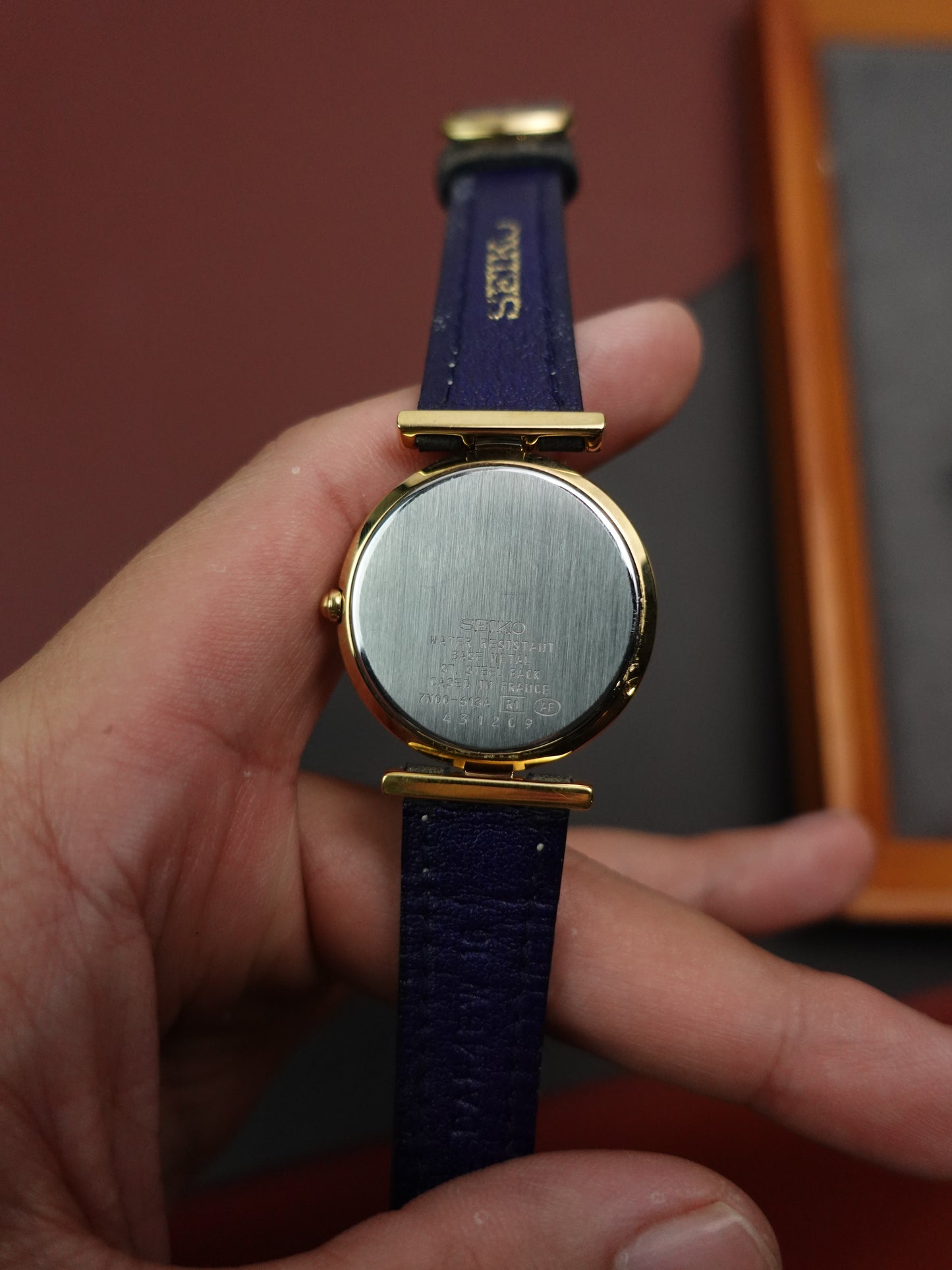 Seiko Lucent T-lugs Art deco case 7N00-618A