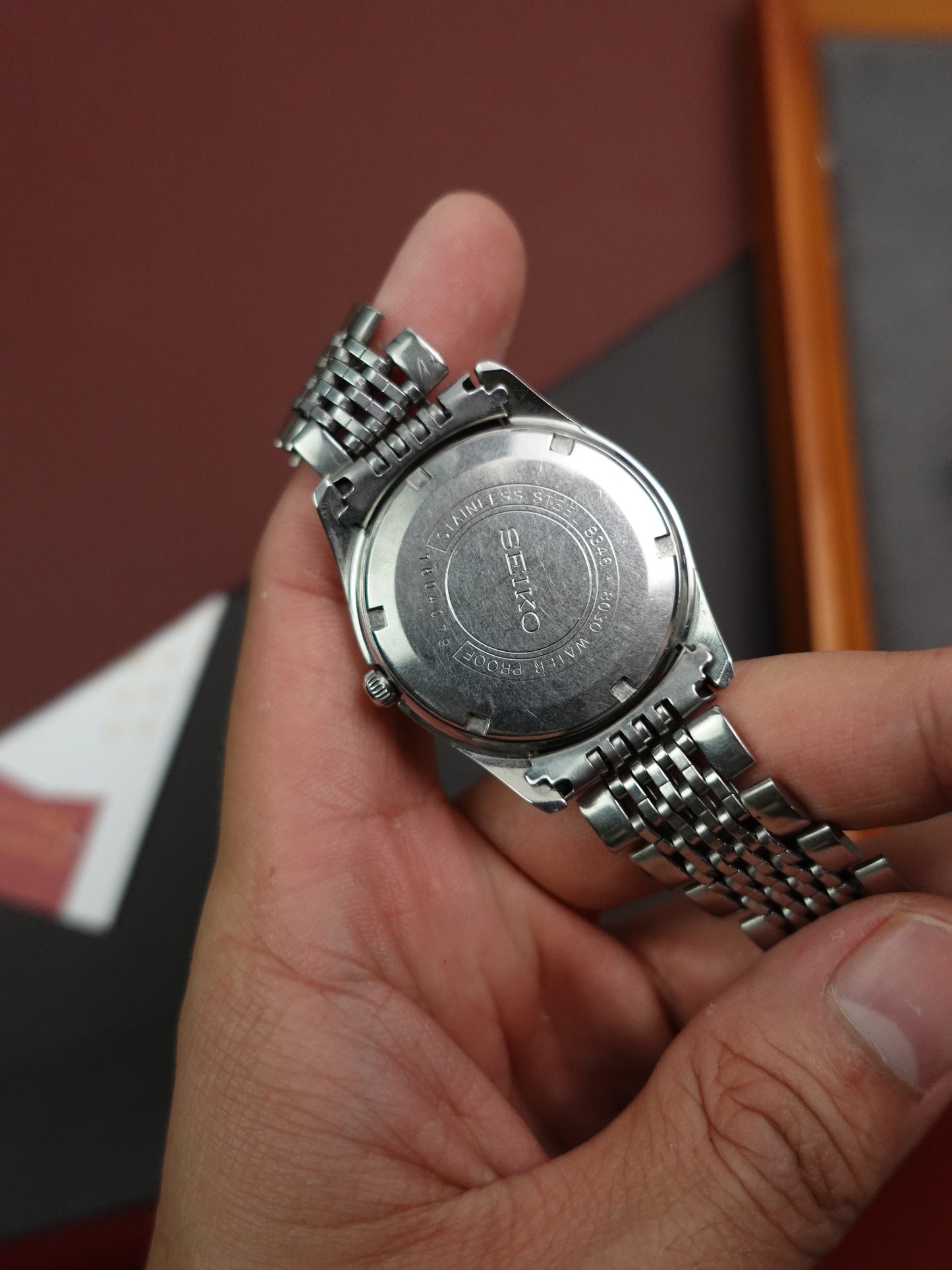Seiko Business Week Dater with original bracelet 6206-8190 Circa. 1960s