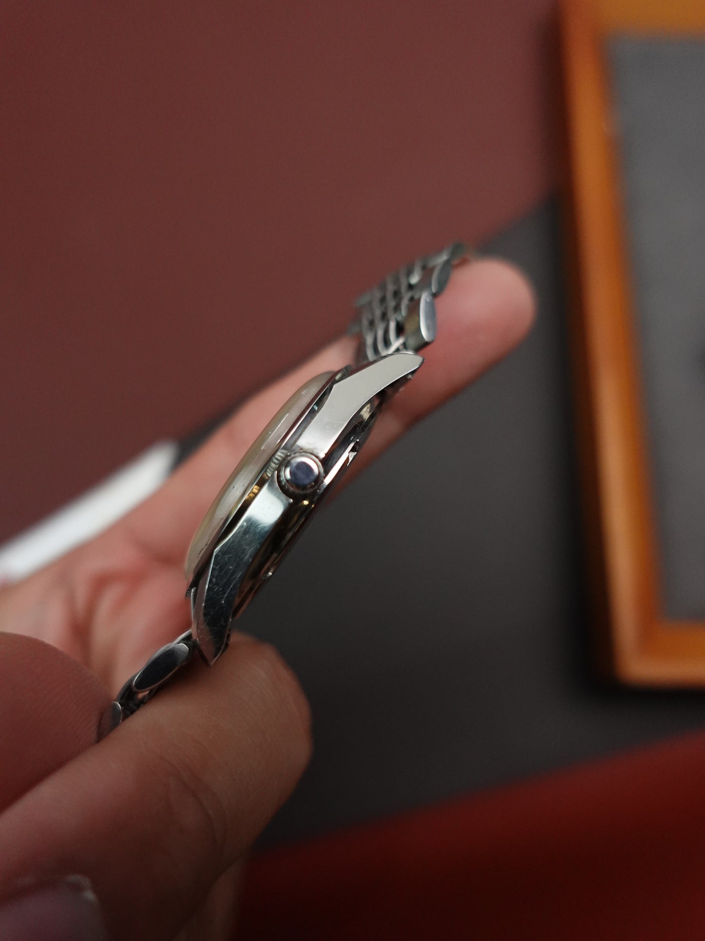 Seiko Business Week Dater with original bracelet 6206-8190 Circa. 1960s