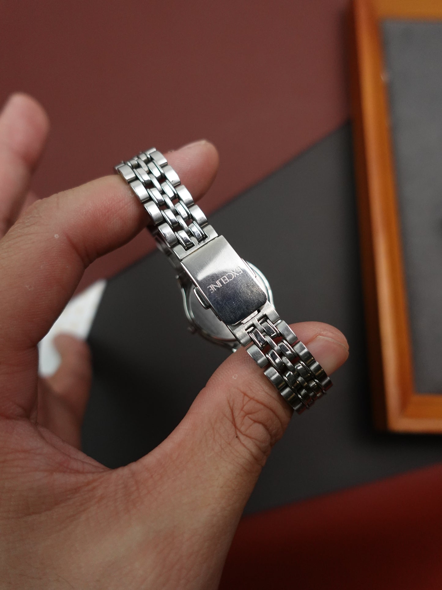 Seiko Exceline Blue Mother of Pearl Sector Dial
