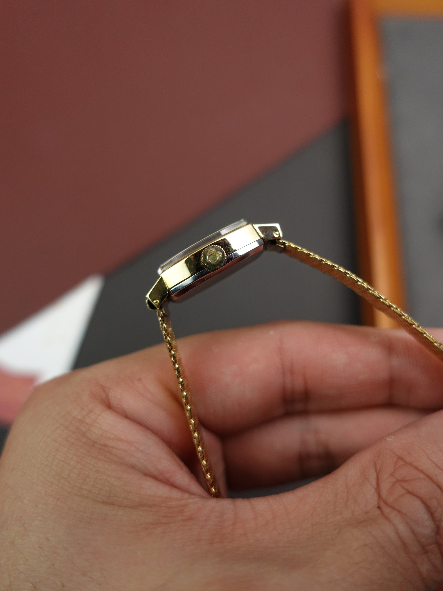 Ladies Omega Mini "tonneau" Manual winding with original box