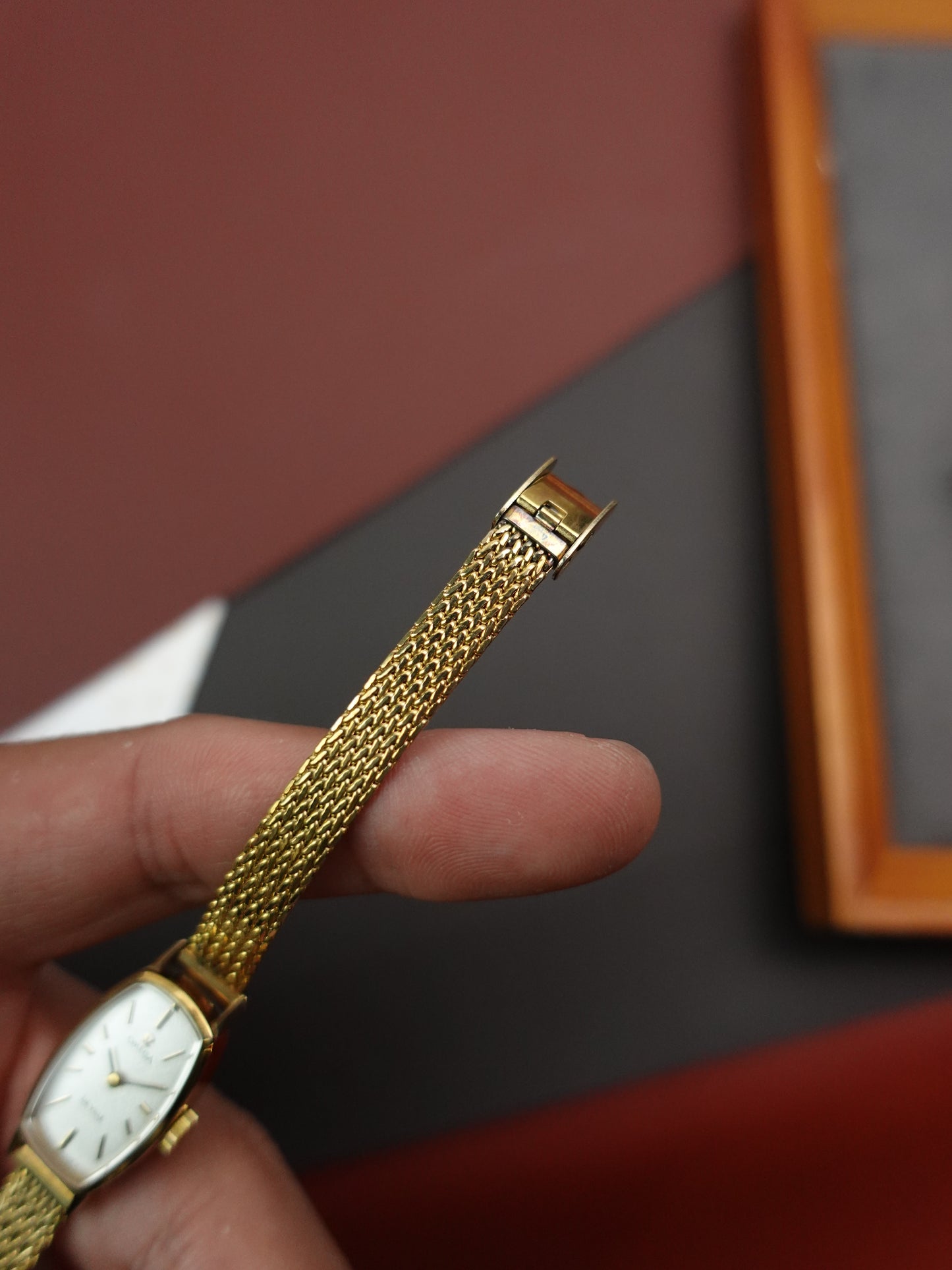 Ladies Omega Mini "tonneau" Manual winding with original box