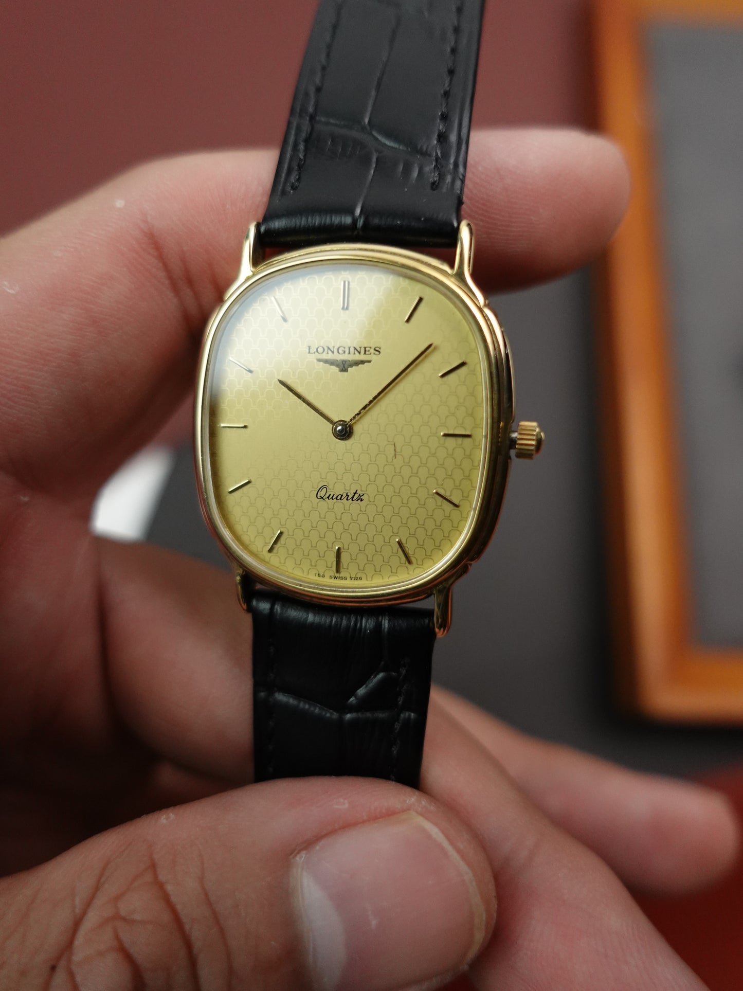 Longines Elipse Honeycomb dial Quartz Circa. 1980s