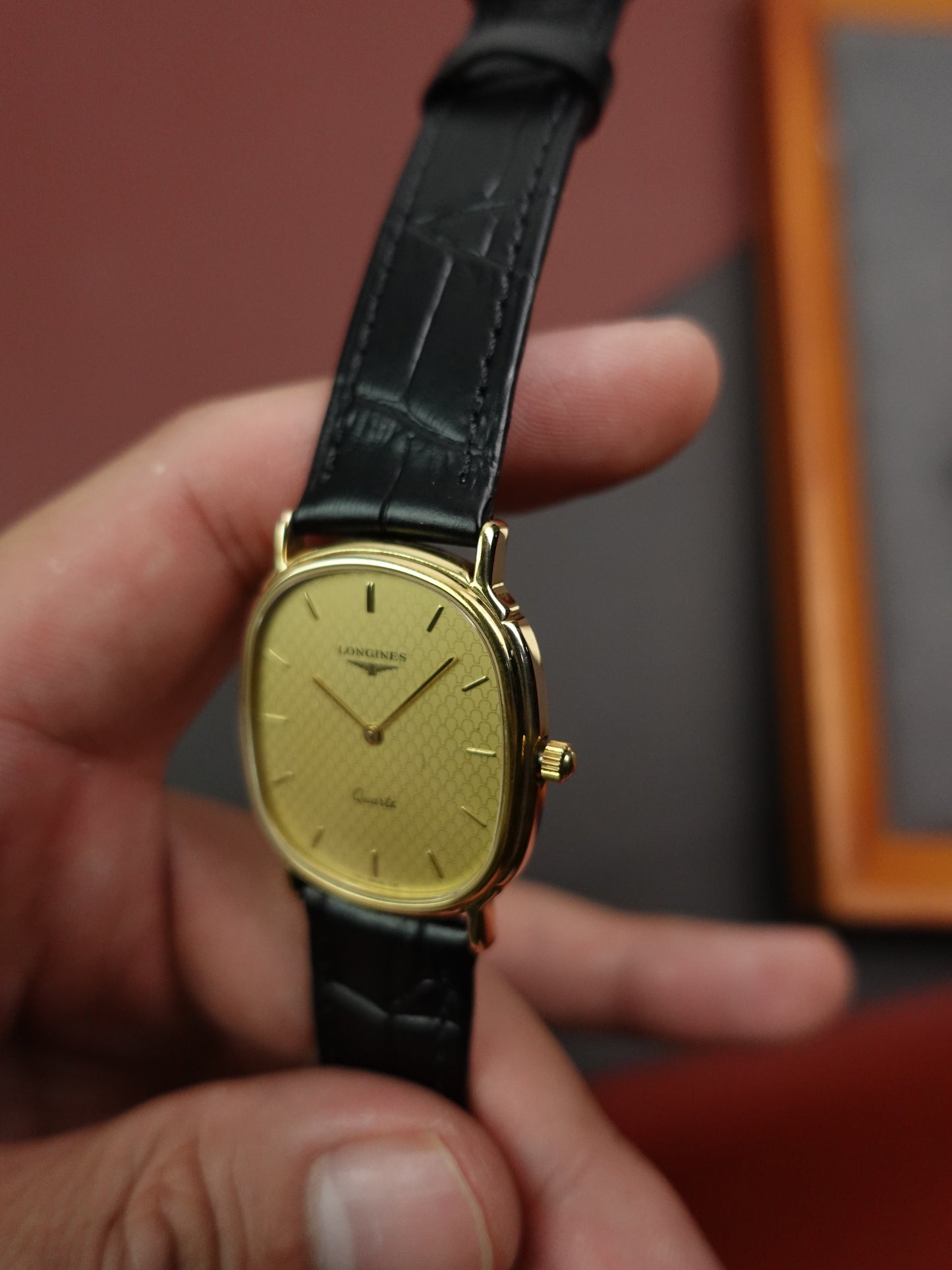 Longines Elipse Honeycomb dial Quartz Circa. 1980s
