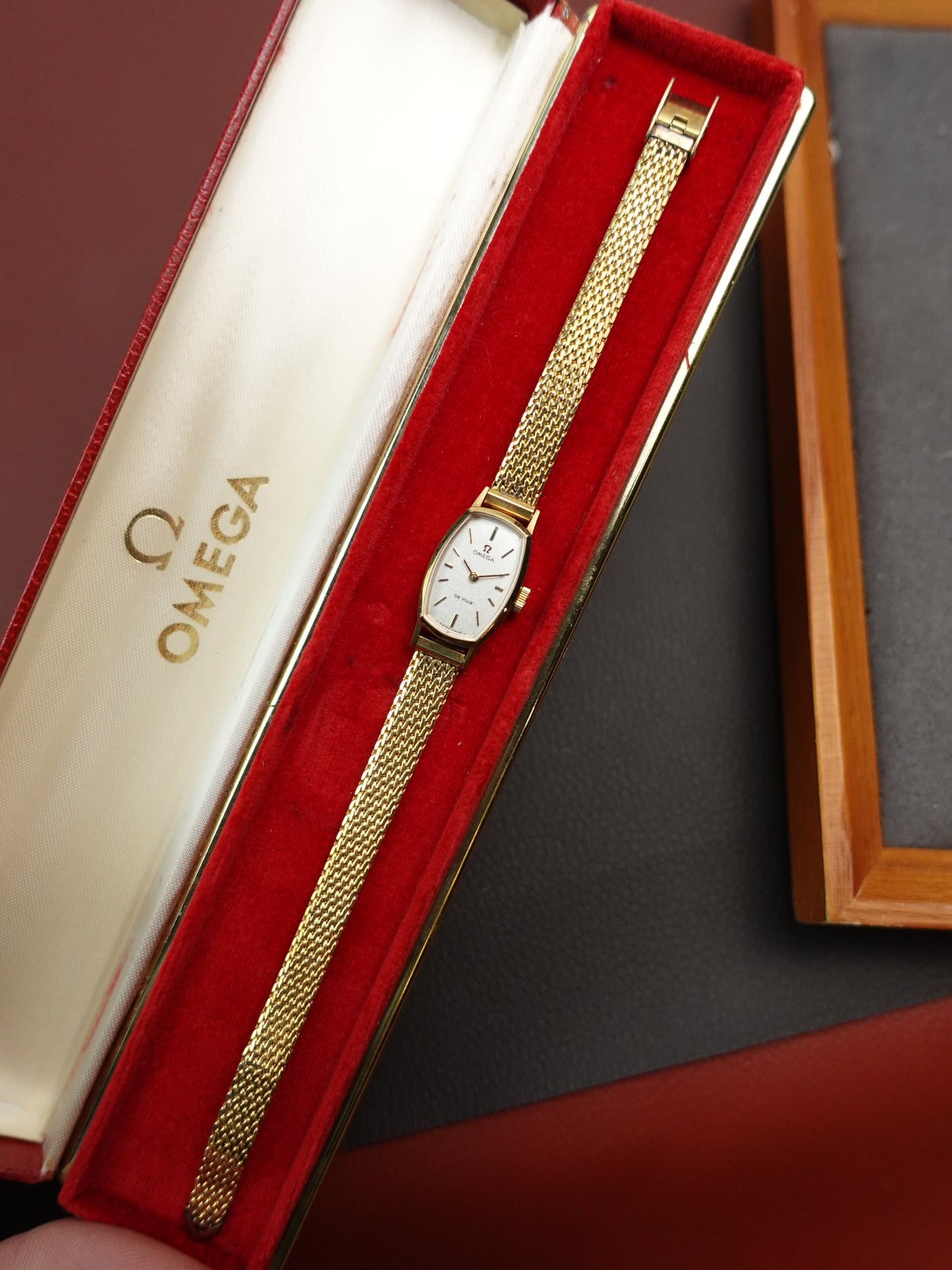 Ladies Omega Mini "tonneau" Manual winding with original box