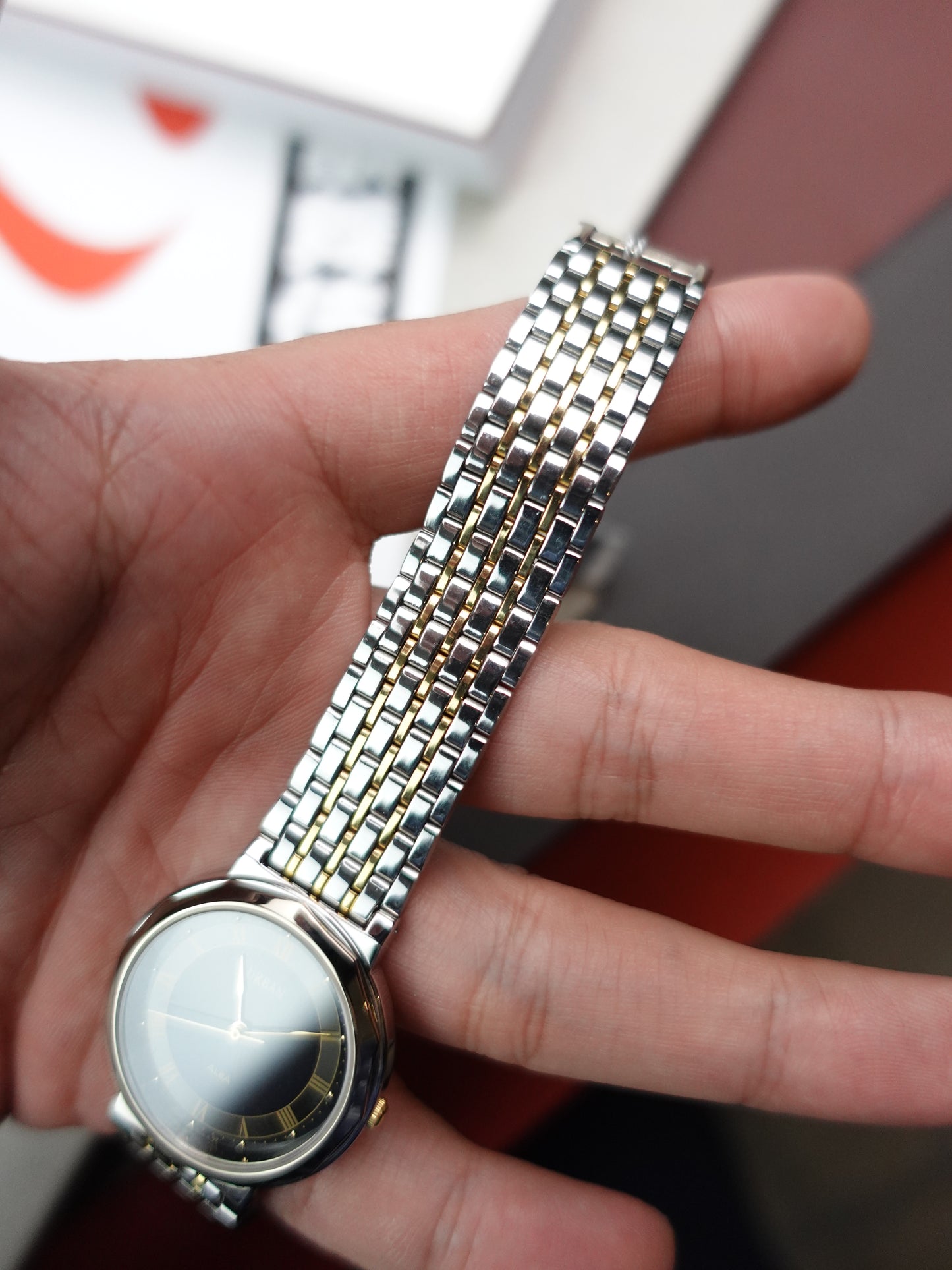 Seiko Alba Urban Multi-link 2 tone bracelet NOS Condition
