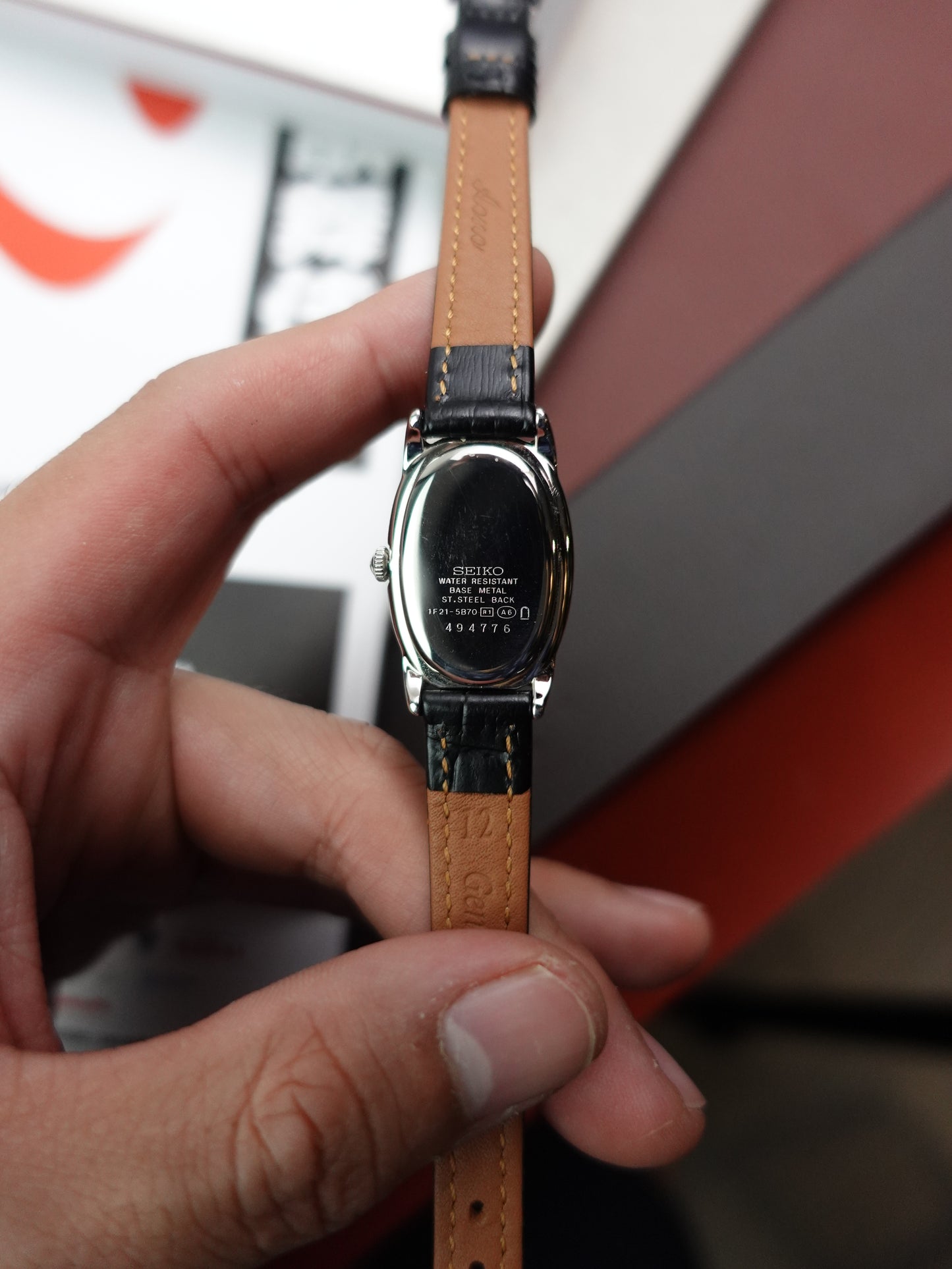 Seiko Ladies "Baignoire" Silver