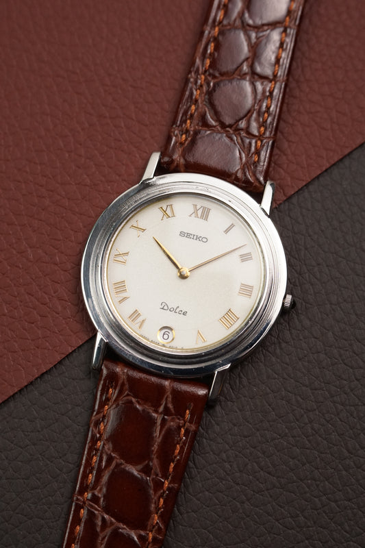 Seiko Dolce "Step Bezel" Anti Magnetic 8N46-6010 Circa. 1989