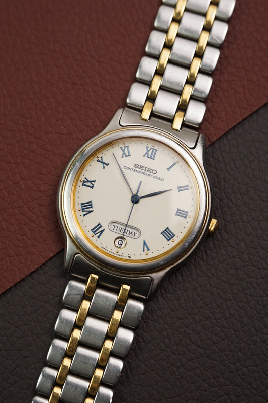 Seiko Contemporary Basic Day Date 5H23 - 6000