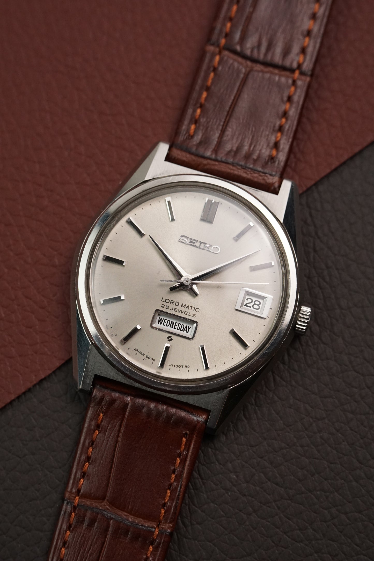 Seiko Lord Matic Day Date Circa.1968 Fully serviced 5606-7020