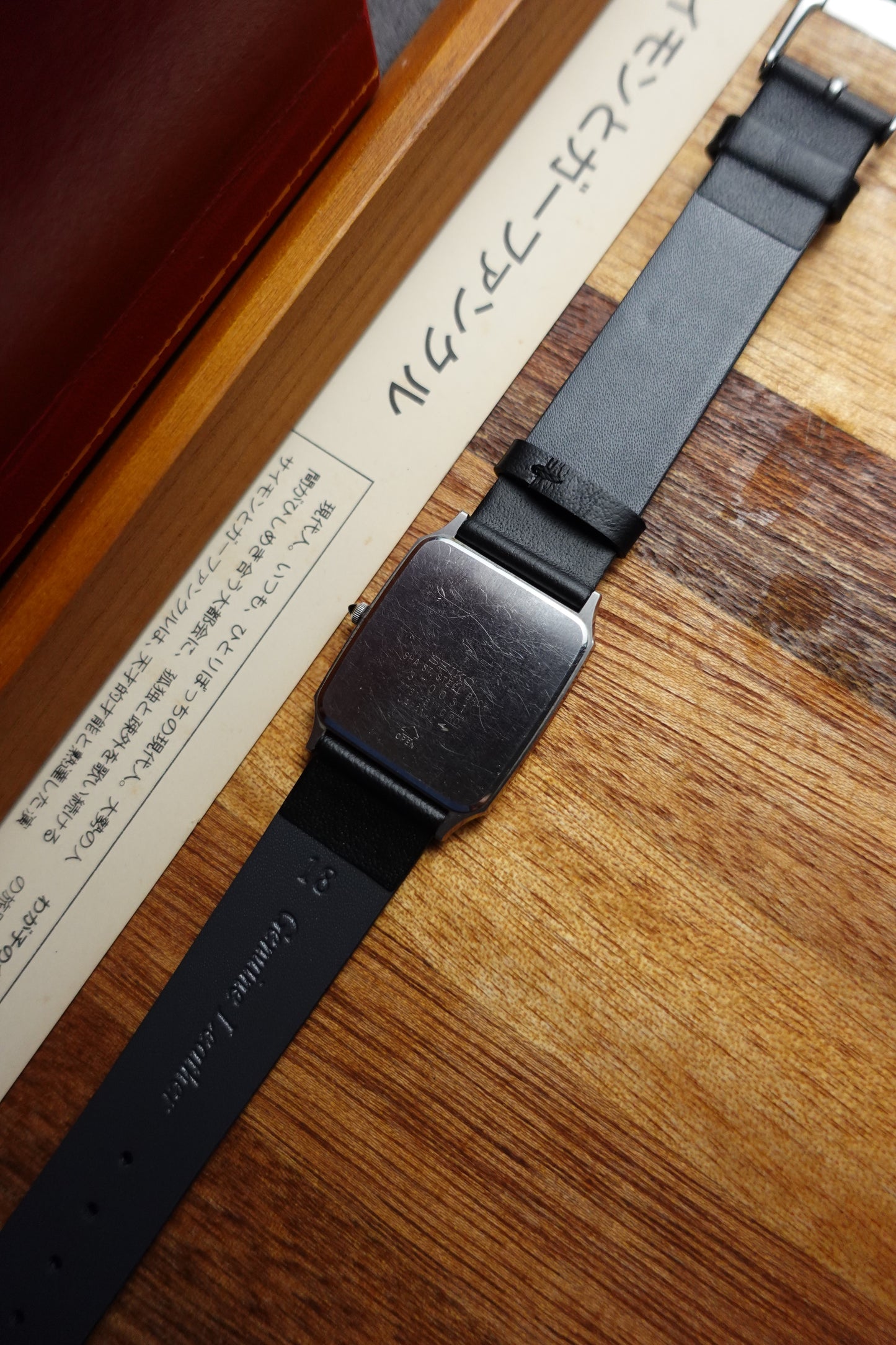 Seiko Dolce Tank Steel in scratch resistant case #240286