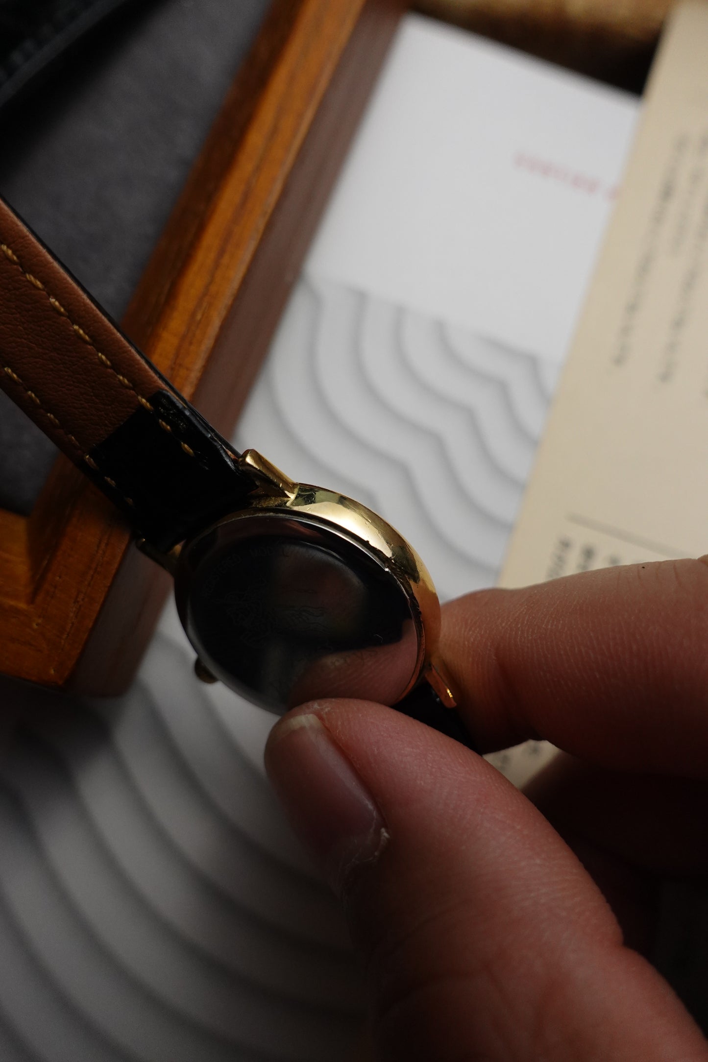 Burberry mother of pearl dial ladies swiss made variation