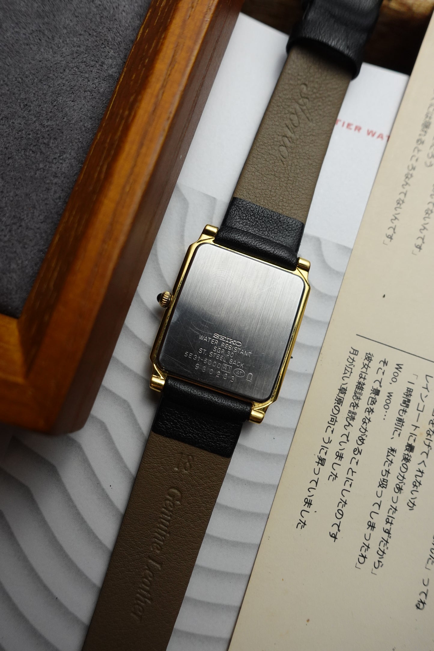 Seiko dolce roman numeral Tank